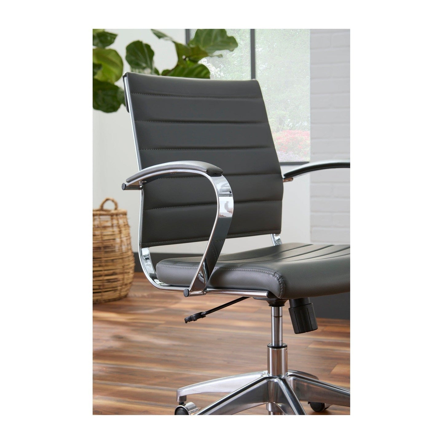 Chaise de bureau à dossier bas Axel de style européen