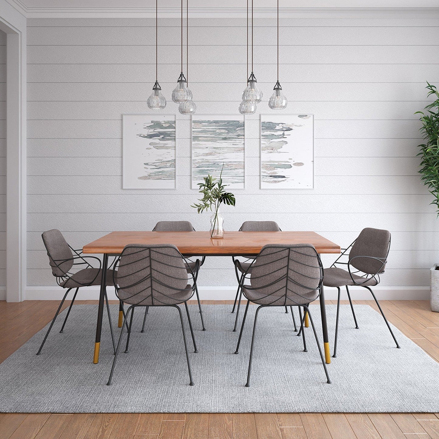 Fauteuil Linnea de style européen - Lot de 2