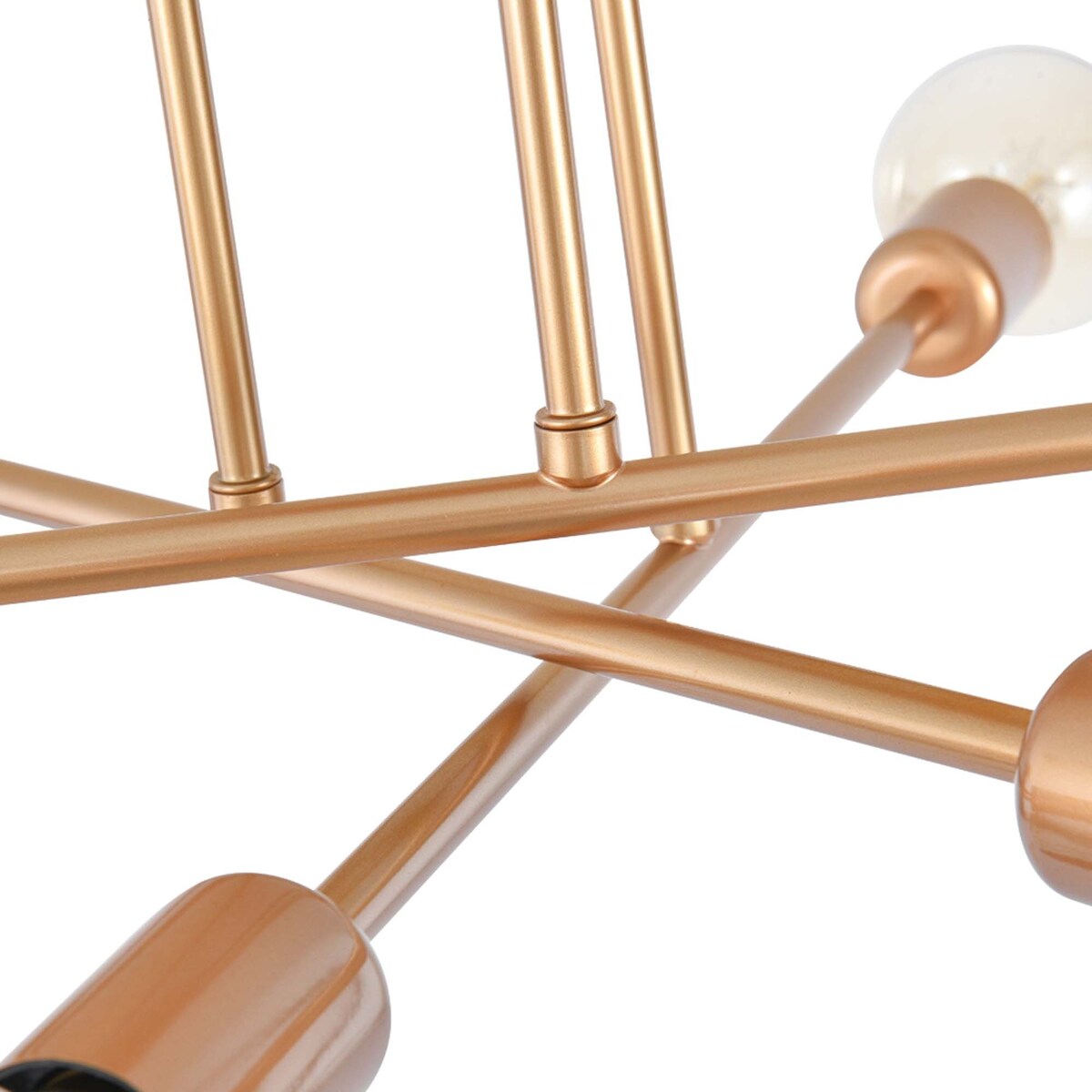 Plafonnier semi-encastré moderne en métal Sputnik de 60 cm (23,62 po)