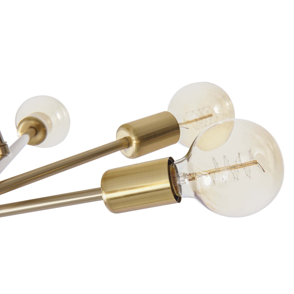 Plafonnier semi-encastré moderne en métal Sputnik de 60 cm (23,62 po)