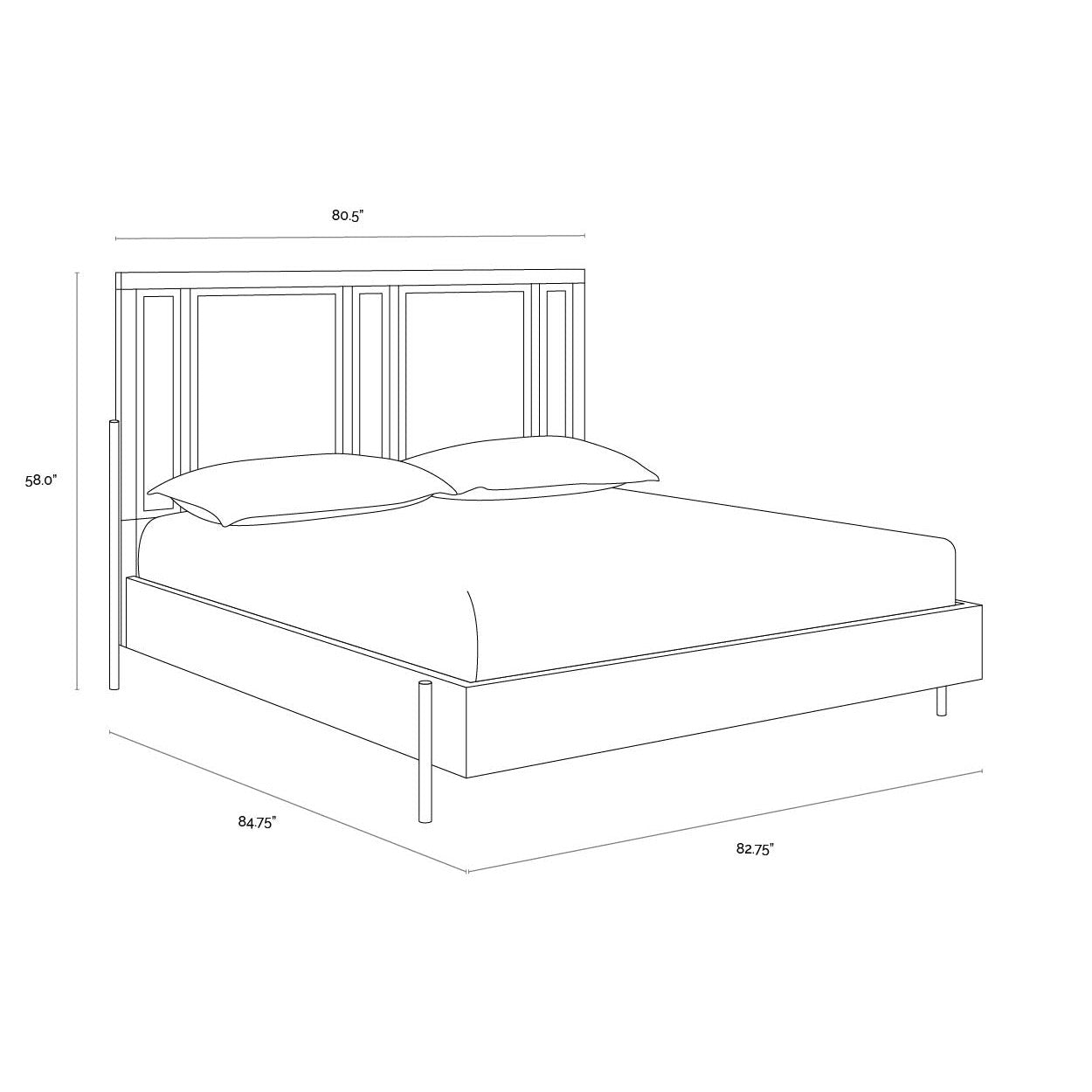 Lit king size Sunpan Avida