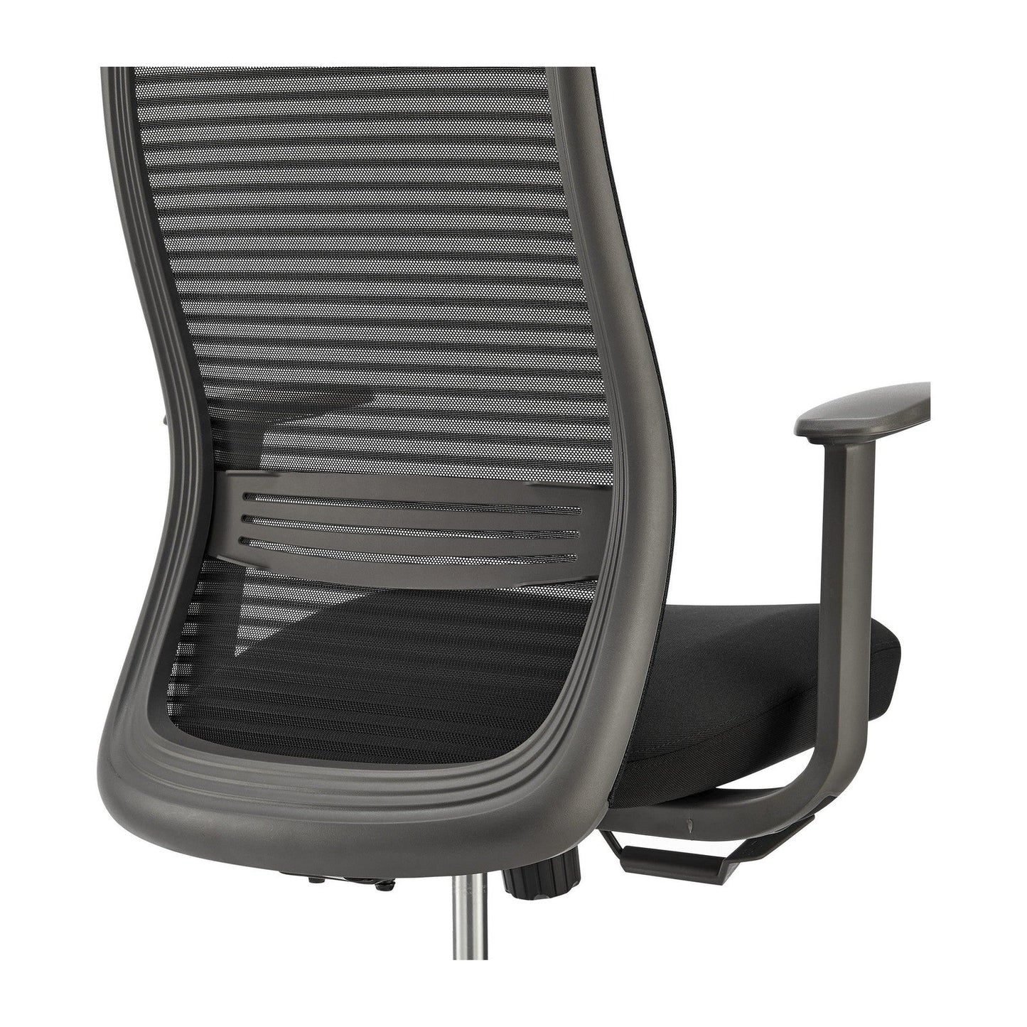 Chaise de bureau à dossier moyen Kasper de style européen