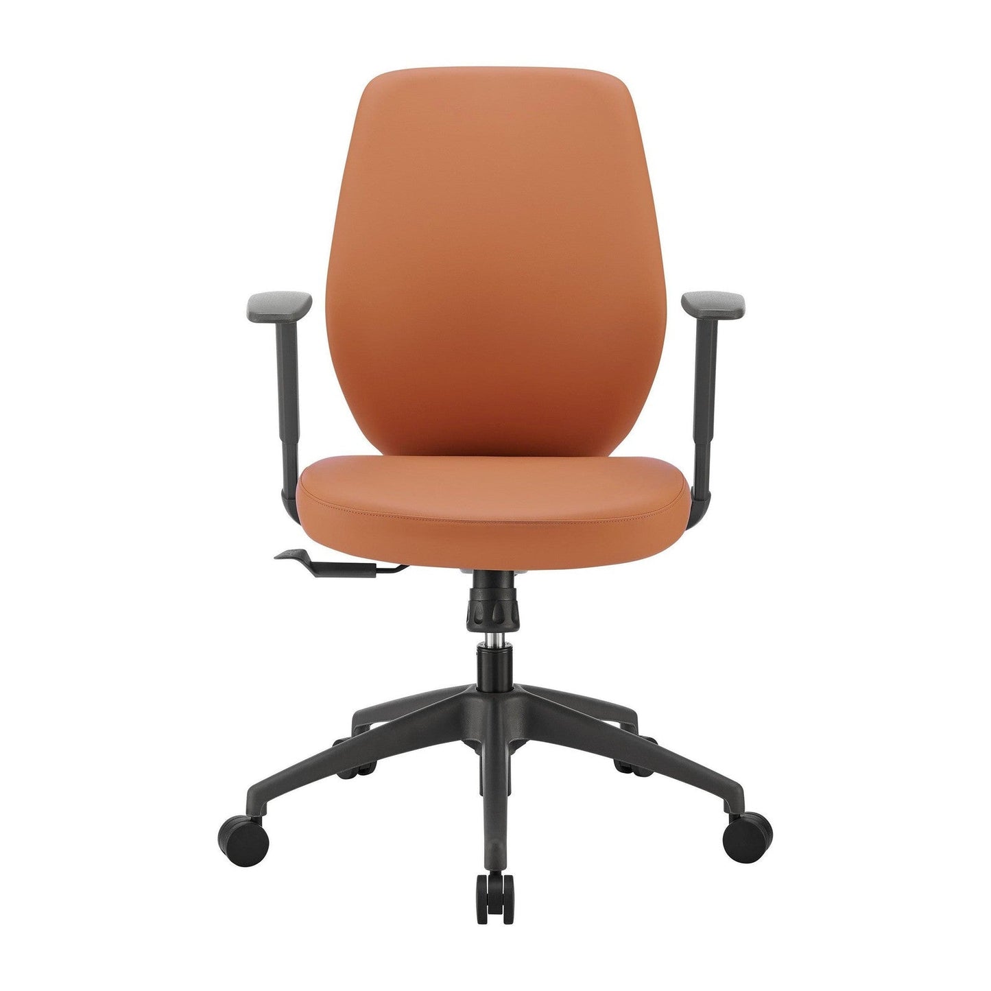 Chaise de bureau à dossier bas Filip de style européen
