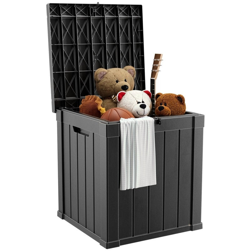 Outdoor Patio Storage Resin Lockable Deck Box