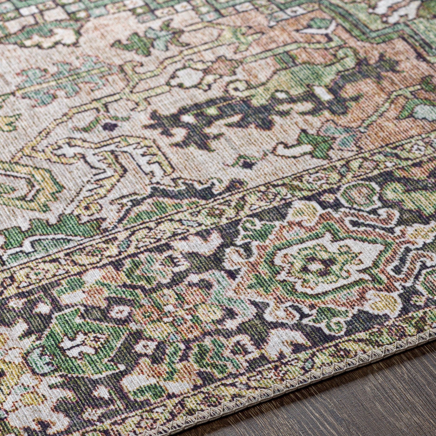 Livabliss Adenia Vintage Medallion Printed Area Rug