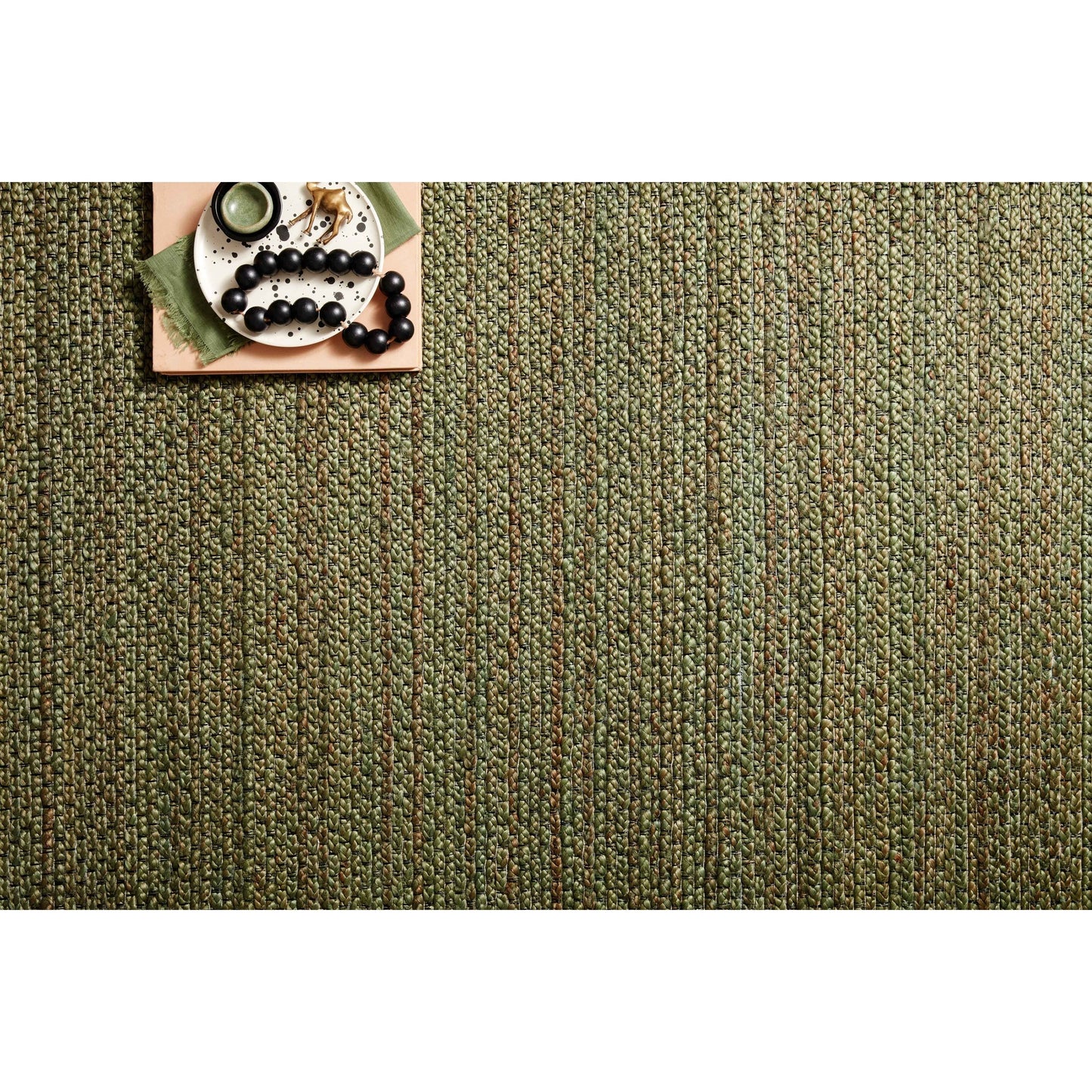 Tapis en jute tissé à la main de style ferme moderne Emily d'Alexander Home