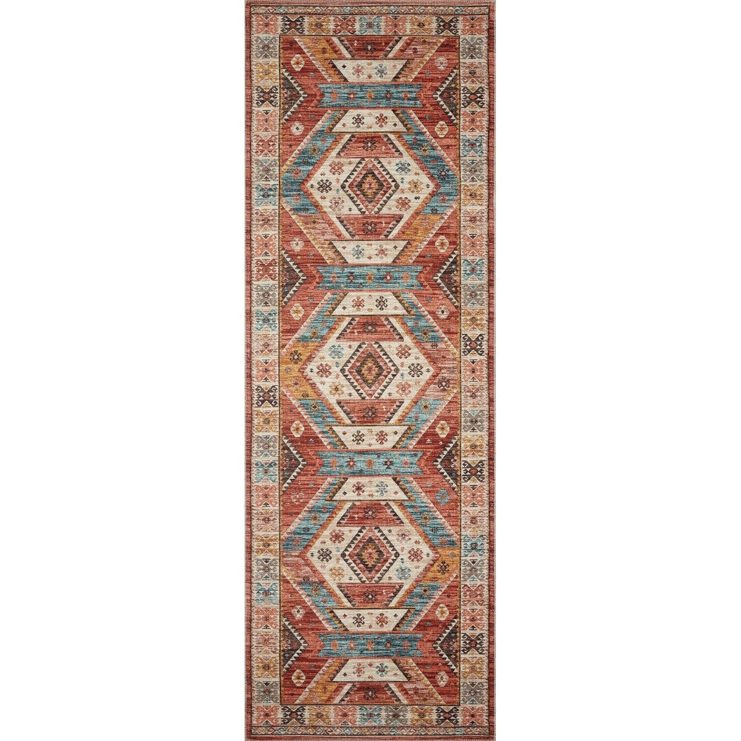 Tapis imprimé aztèque du sud-ouest Alexander Home Escalante