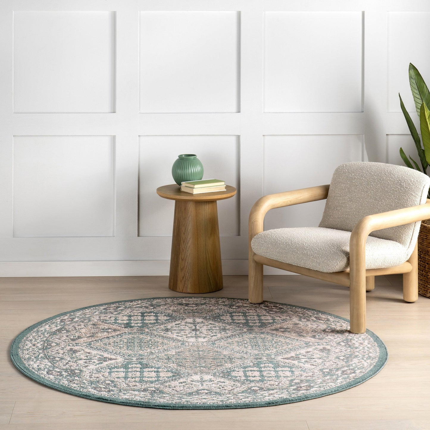 Tapis carrelé traditionnel Nuloom Becca