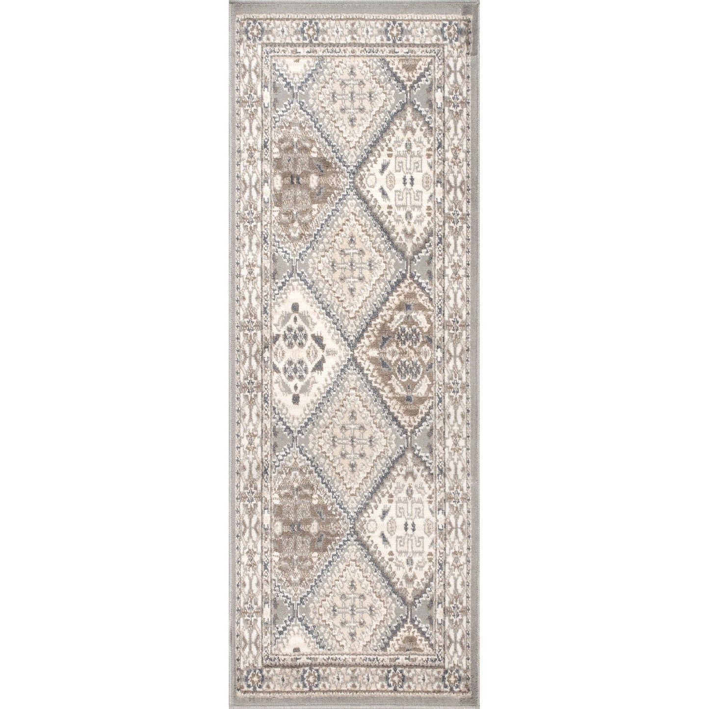 Tapis carrelé traditionnel Nuloom Becca