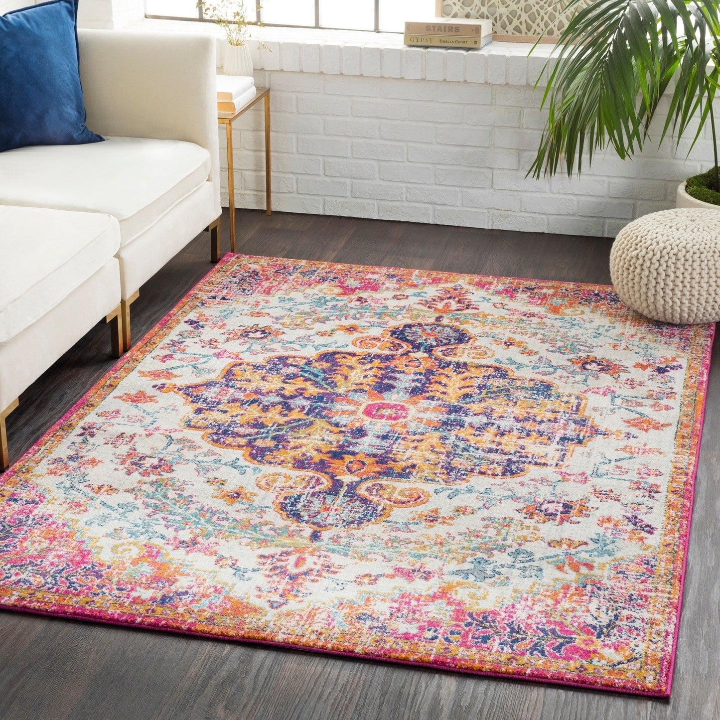Tapis bohème vintage Caressa de Livabliss
