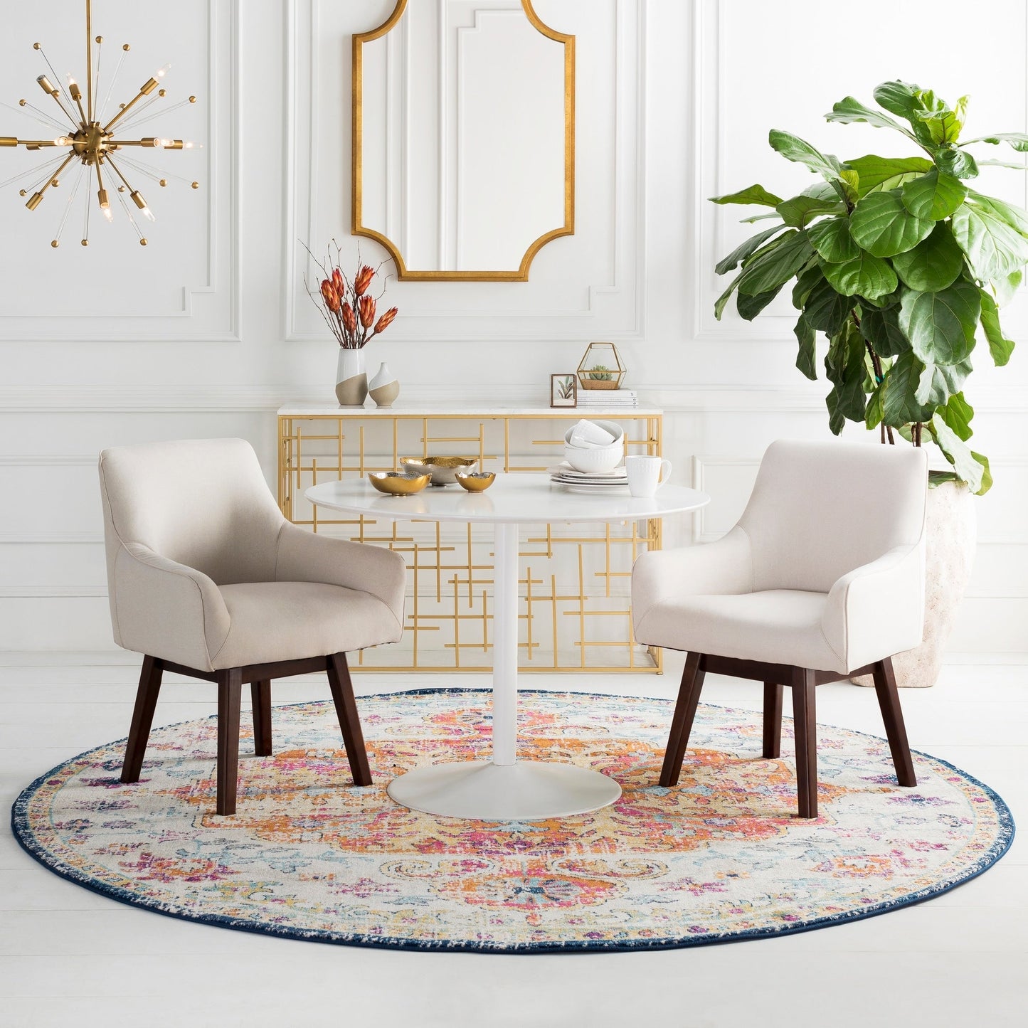 Tapis bohème vintage Caressa de Livabliss