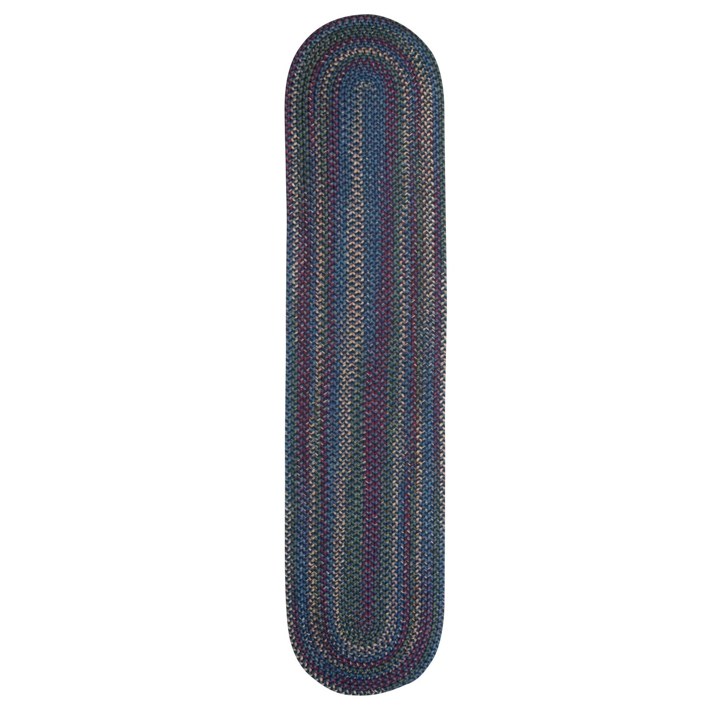 Colonial Mills Worley Multicolor Rustic Braided Handcrafted Runner Rug