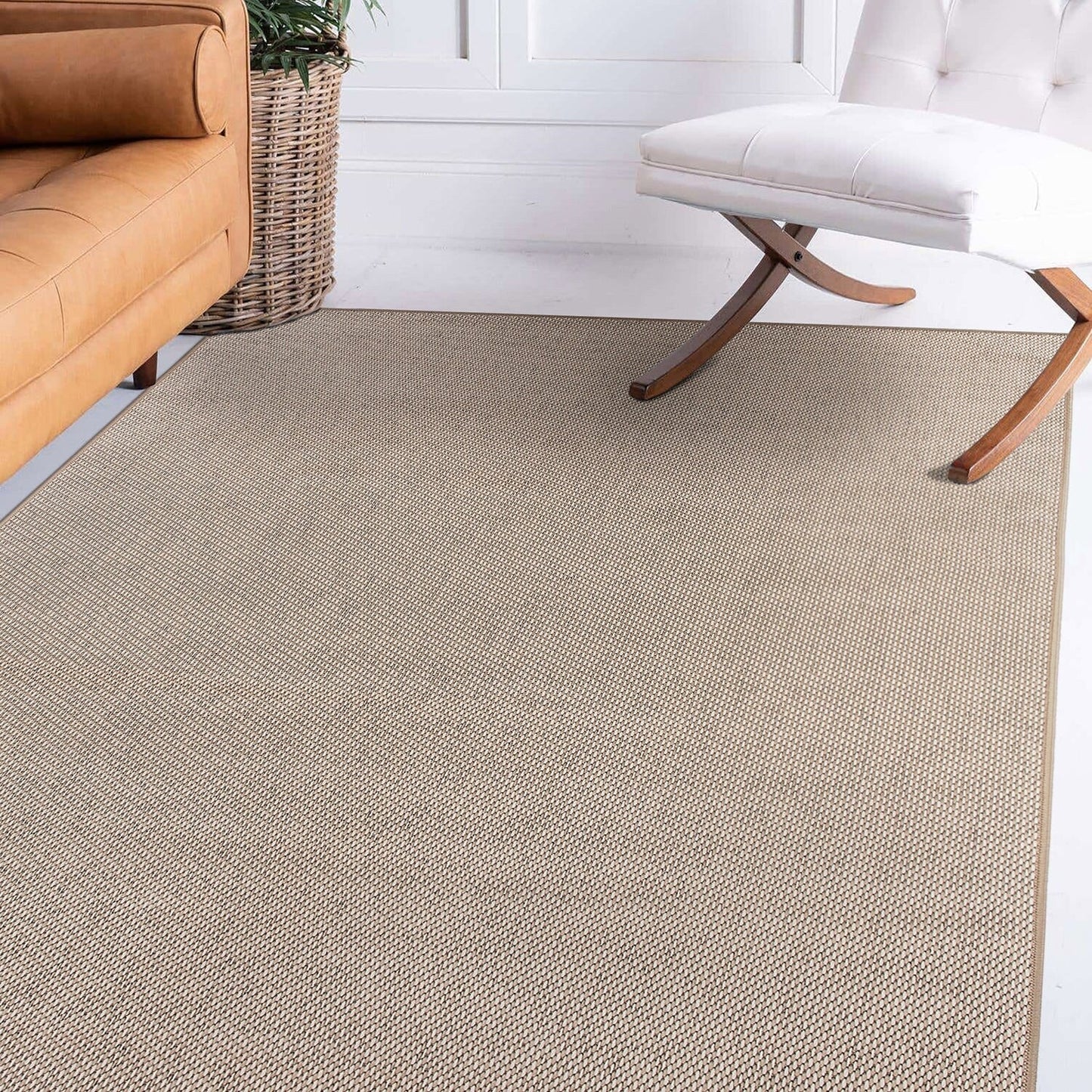 Tapis contemporain solide pour intérieur/extérieur