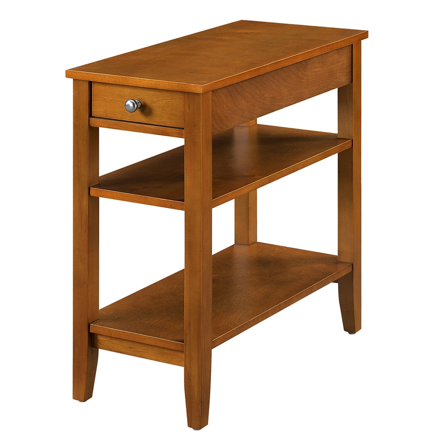 Table d'appoint à 1 tiroir et étagères American Heritage de Convenience Concepts
