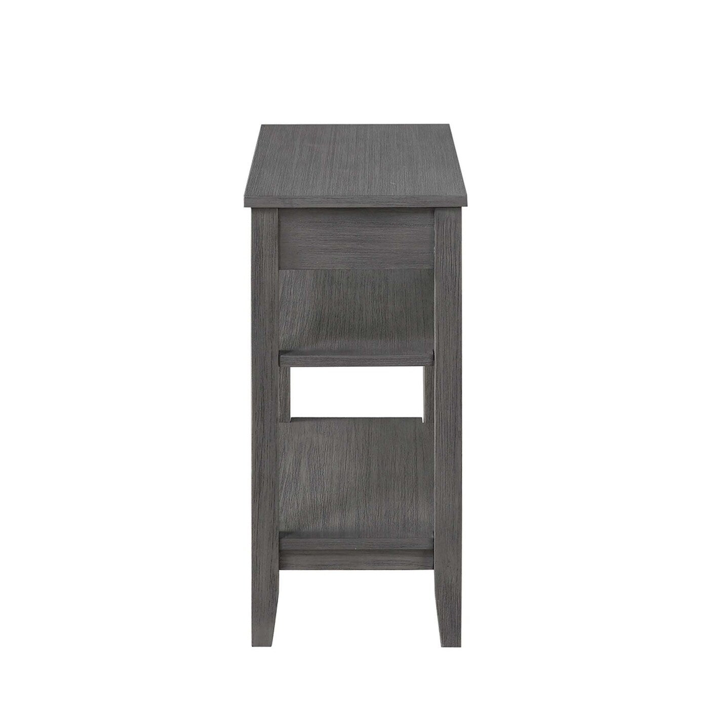 Table d'appoint à 1 tiroir et étagères American Heritage de Convenience Concepts