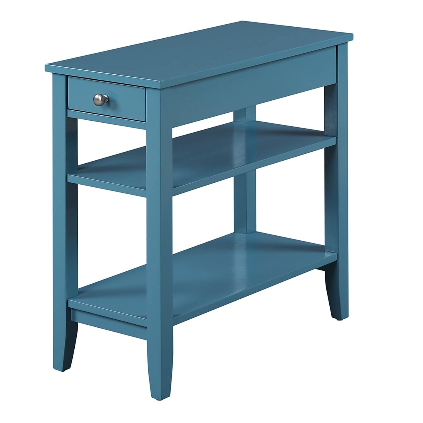 Table d'appoint à 1 tiroir et étagères American Heritage de Convenience Concepts