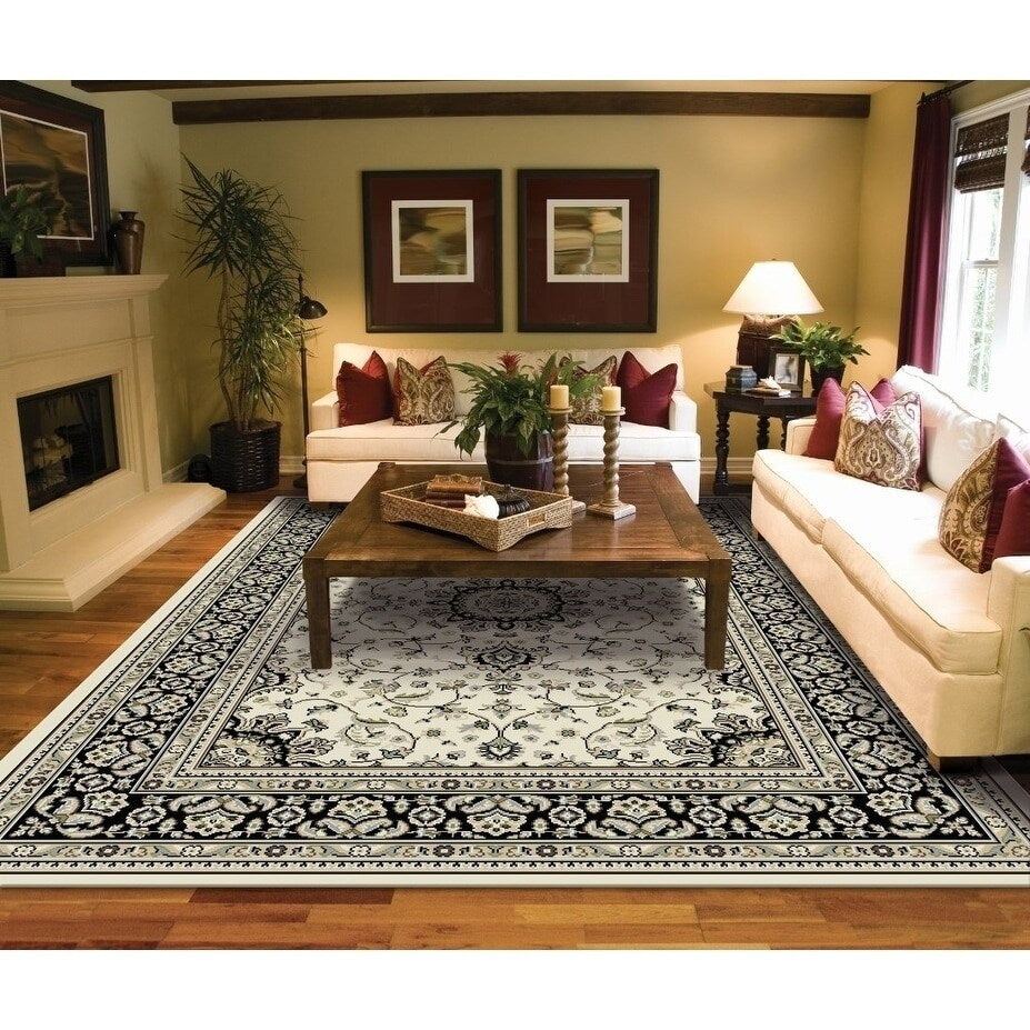 Tapis persan bordé Copper Grove Savonlinna