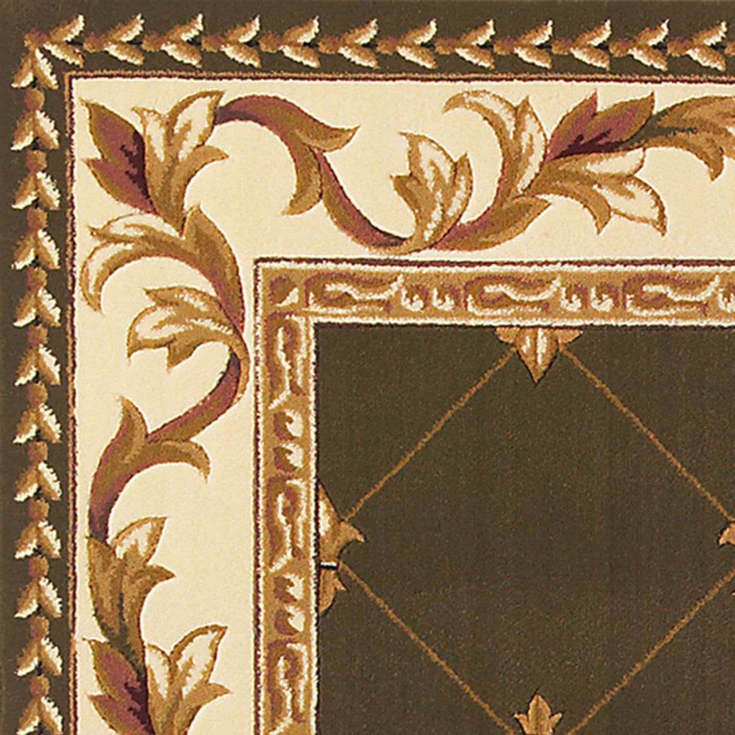 Tapis à treillis à bordure victorienne Domani Classics
