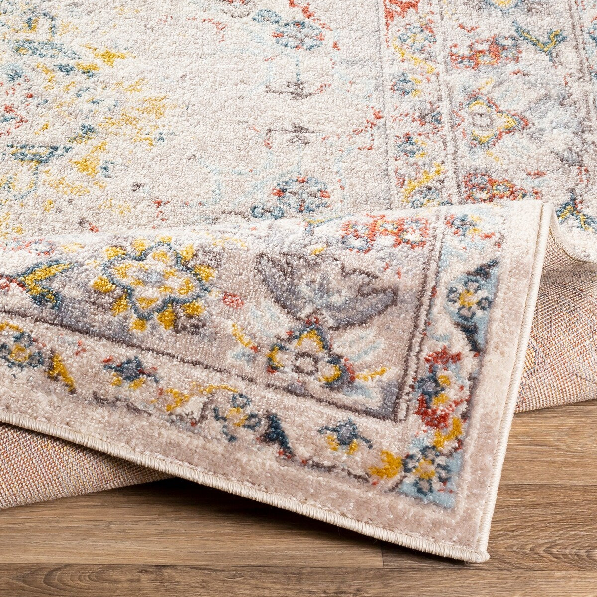 Tapis médaillon persan traditionnel Livabliss Elmas