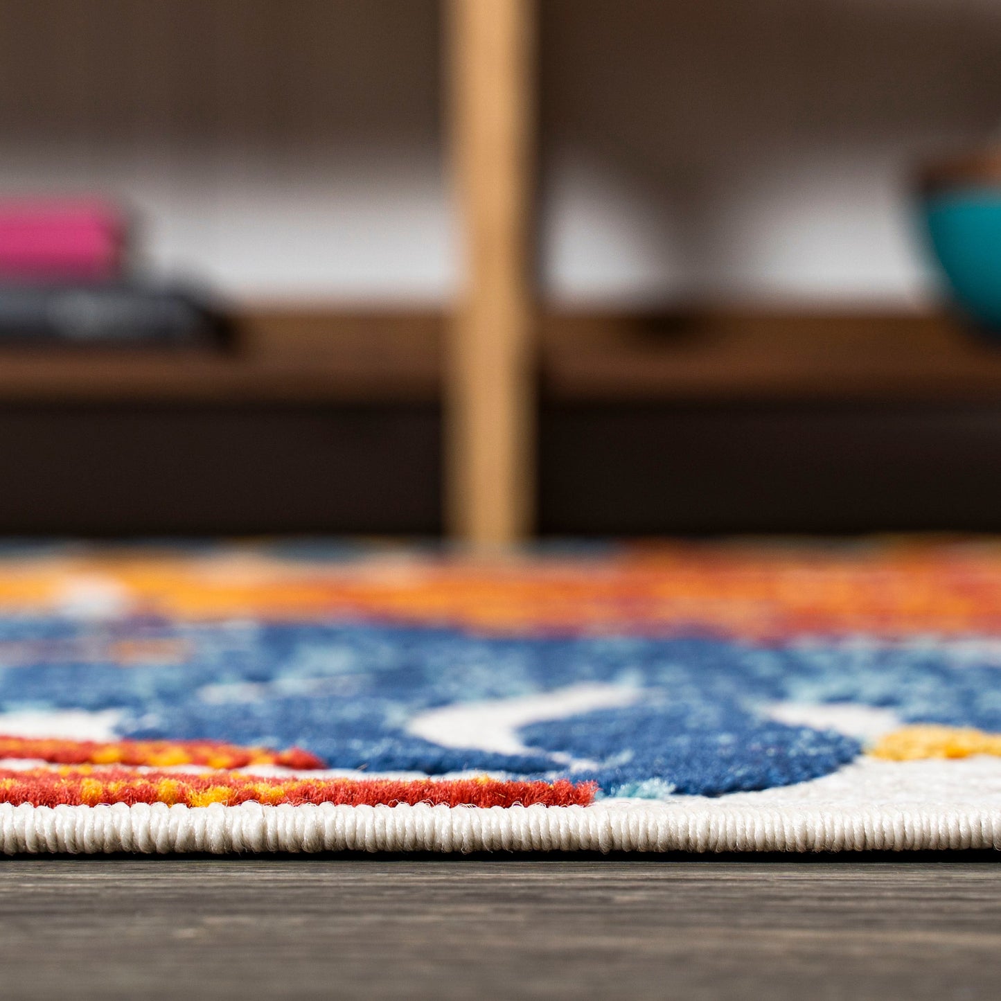 Tapis d'intérieur/extérieur à feuilles de palmier JONATHAN Y Aydin