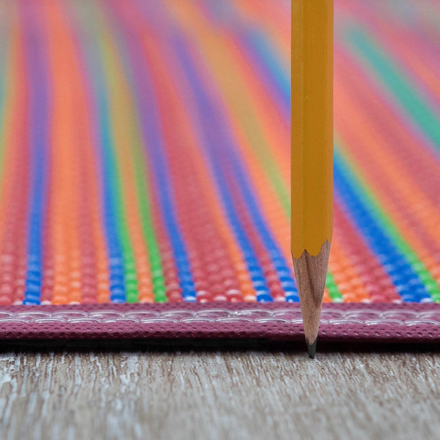 Tapis d'intérieur et d'extérieur à rayures de plage Lalune