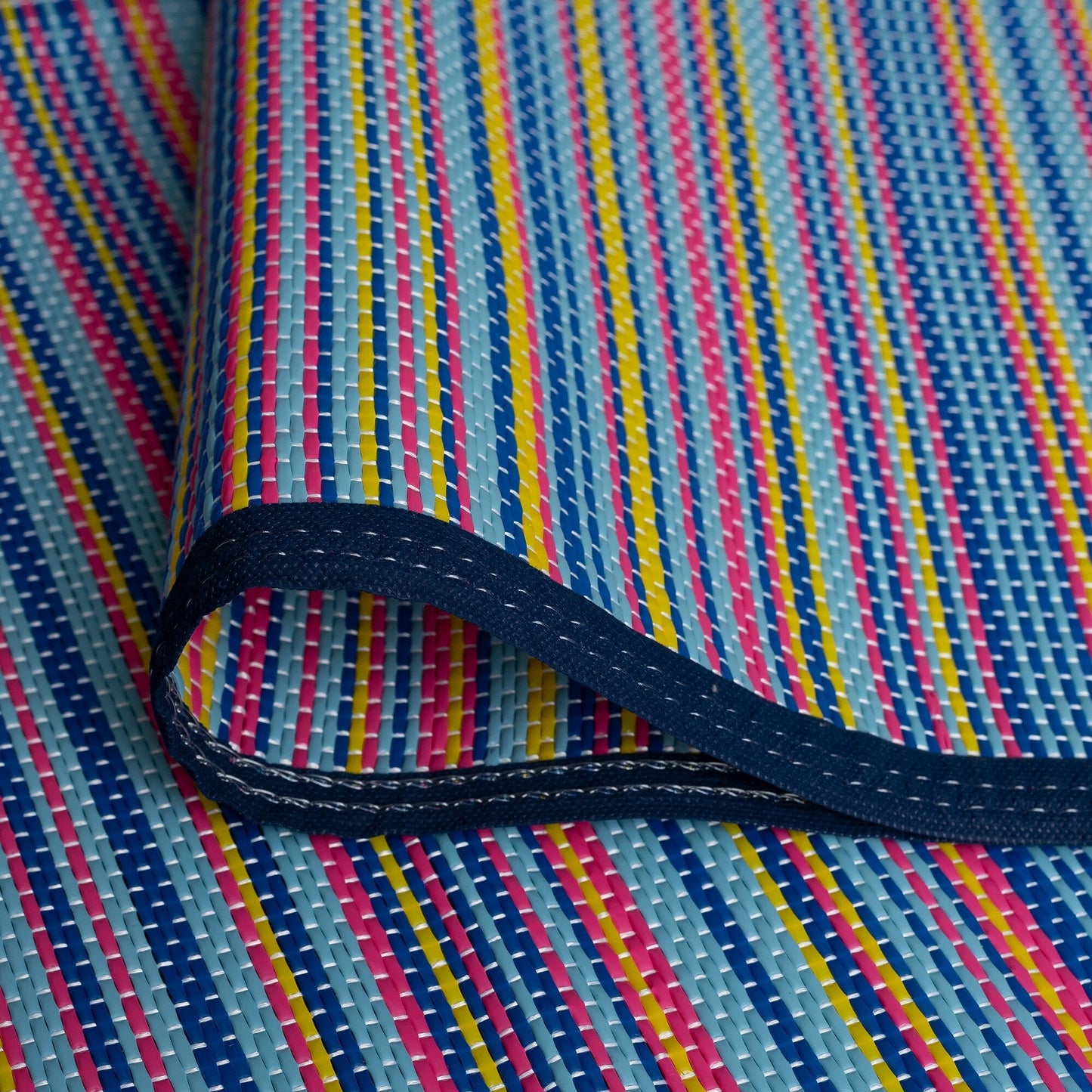 Tapis d'intérieur et d'extérieur à rayures de plage Lalune