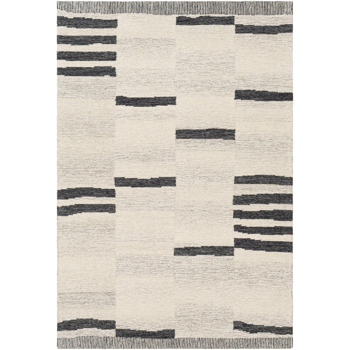 Tapis géométrique en laine touffeté à la main Livabliss Granada