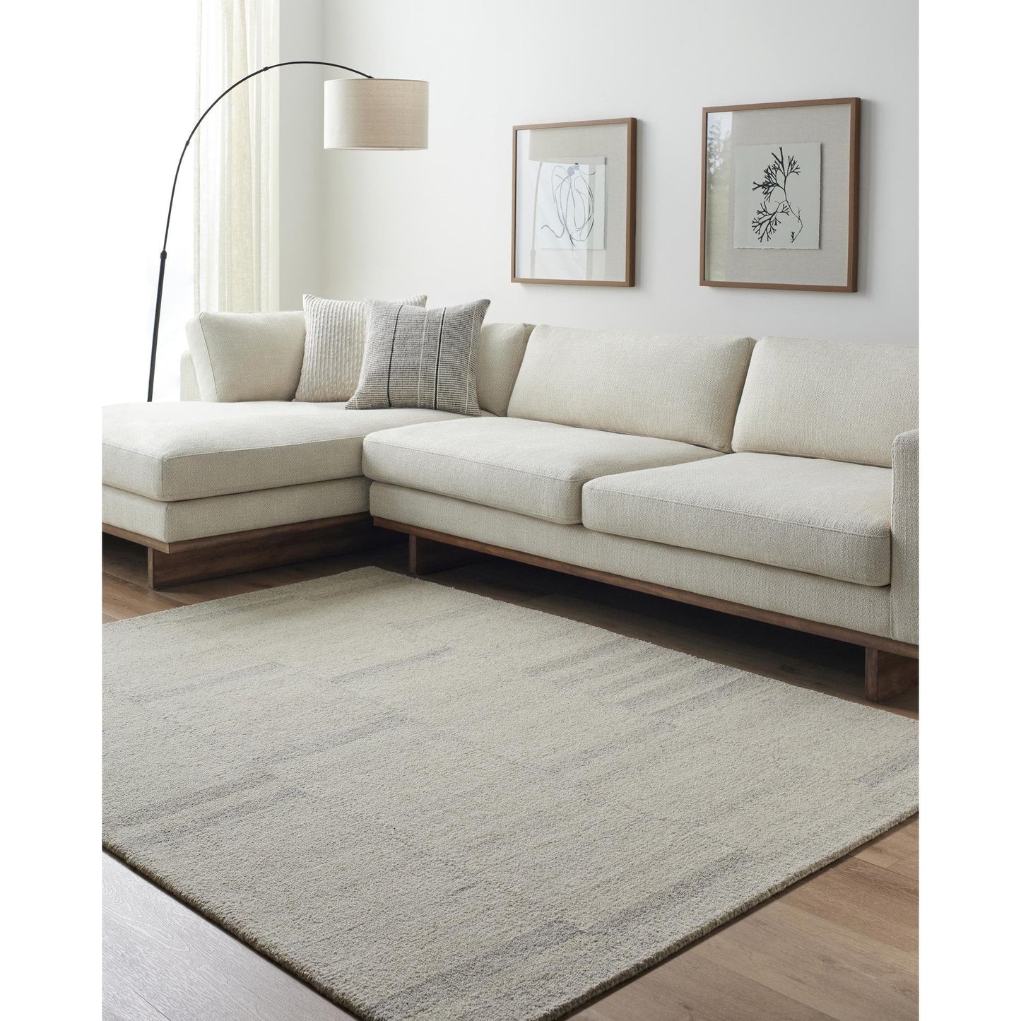 Tapis géométrique en laine touffeté à la main Livabliss Granada