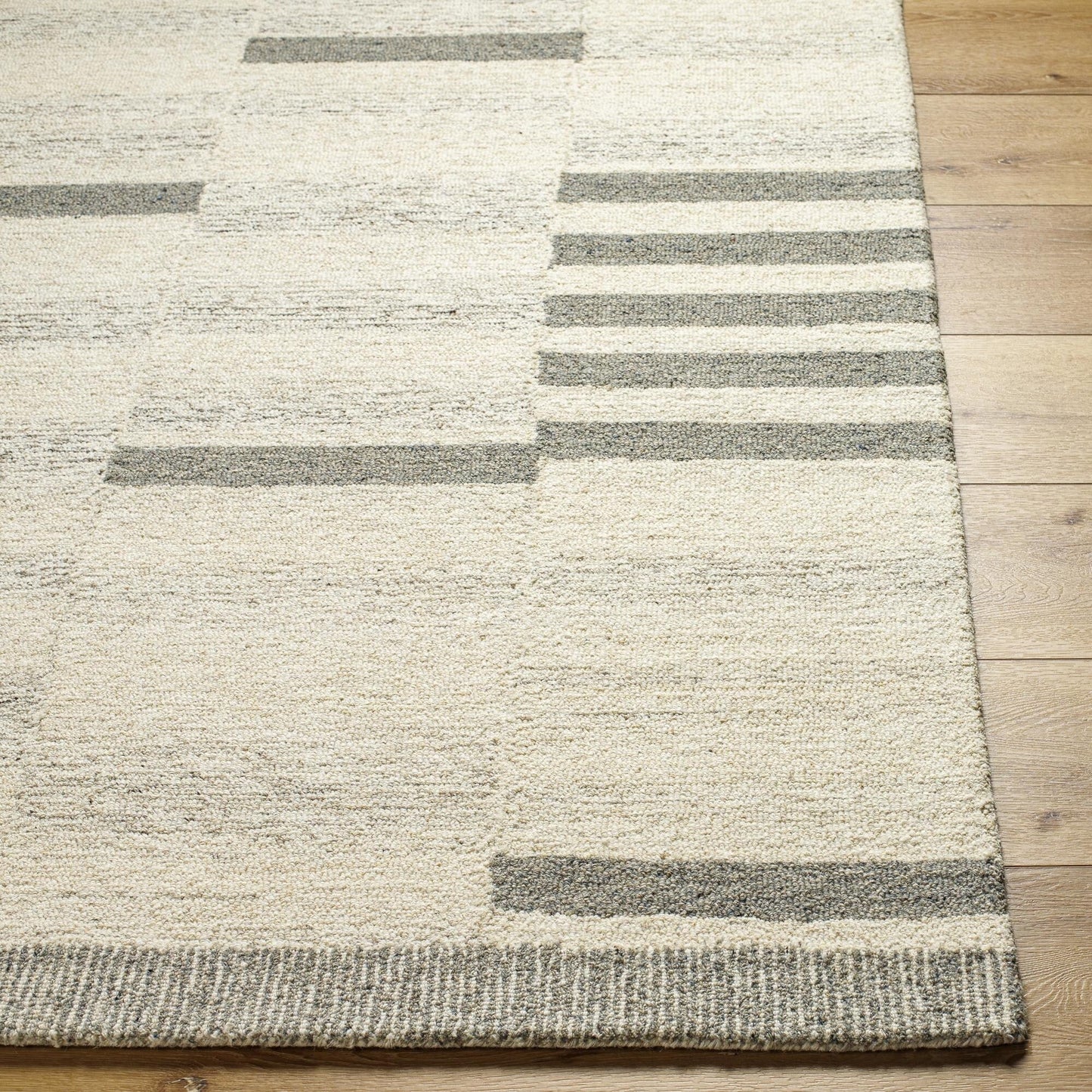 Tapis géométrique en laine touffeté à la main Livabliss Granada