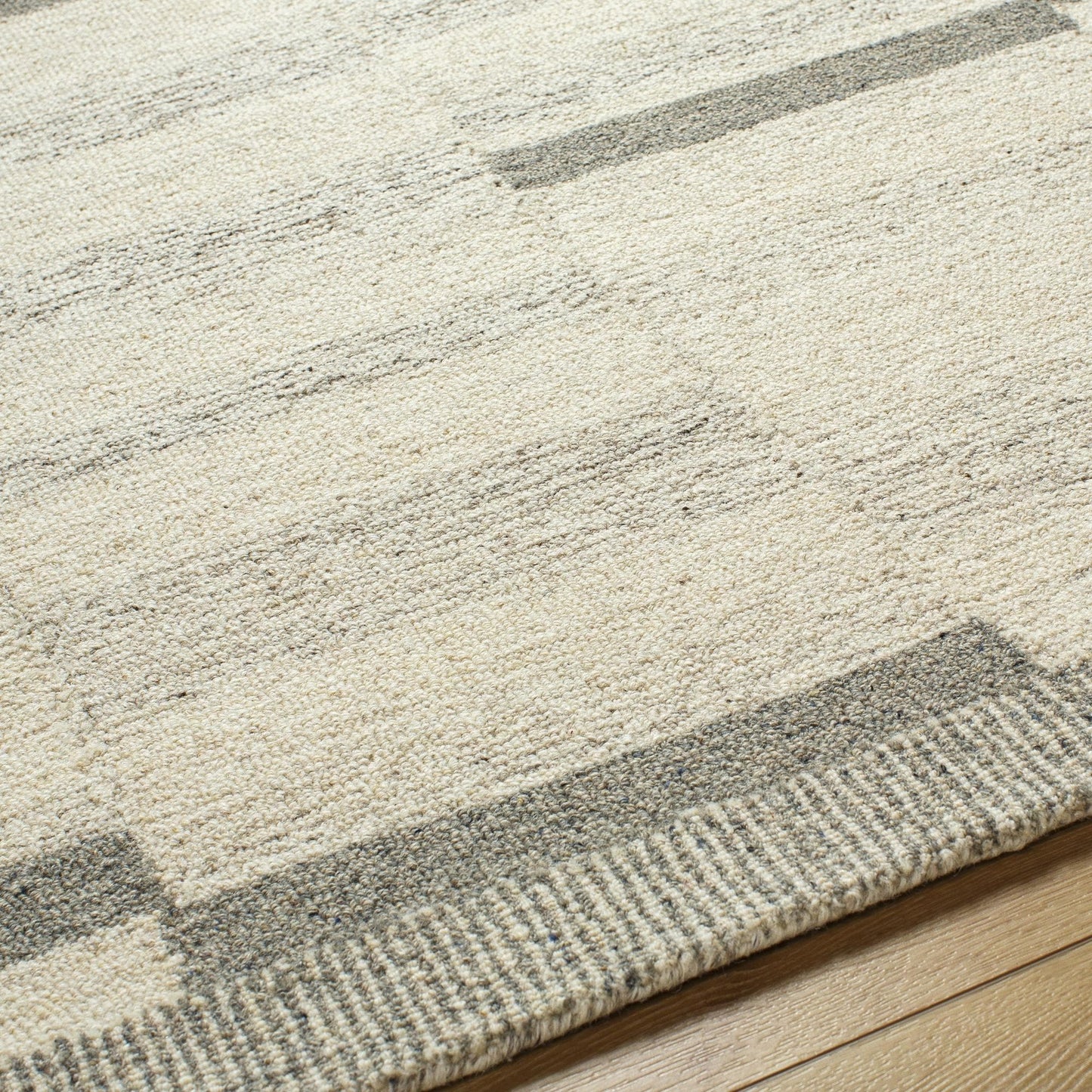 Tapis géométrique en laine touffeté à la main Livabliss Granada