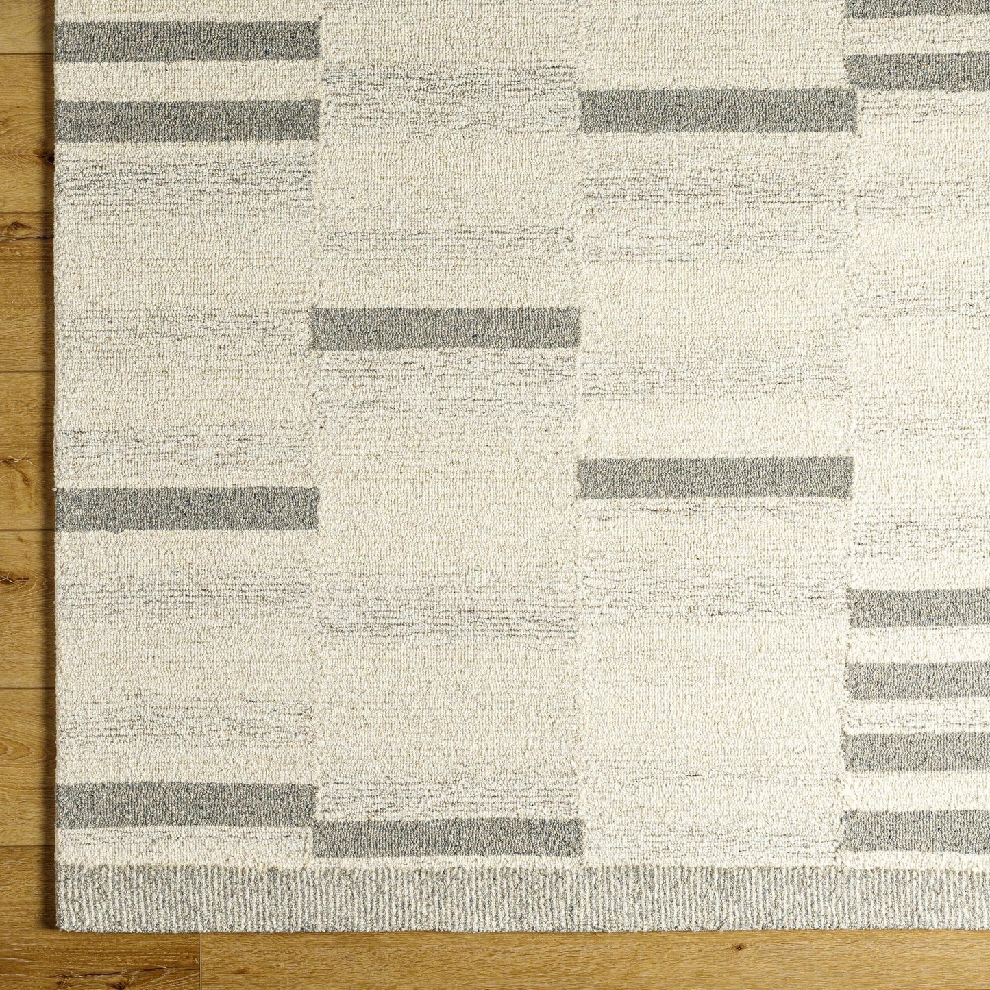 Tapis géométrique en laine touffeté à la main Livabliss Granada