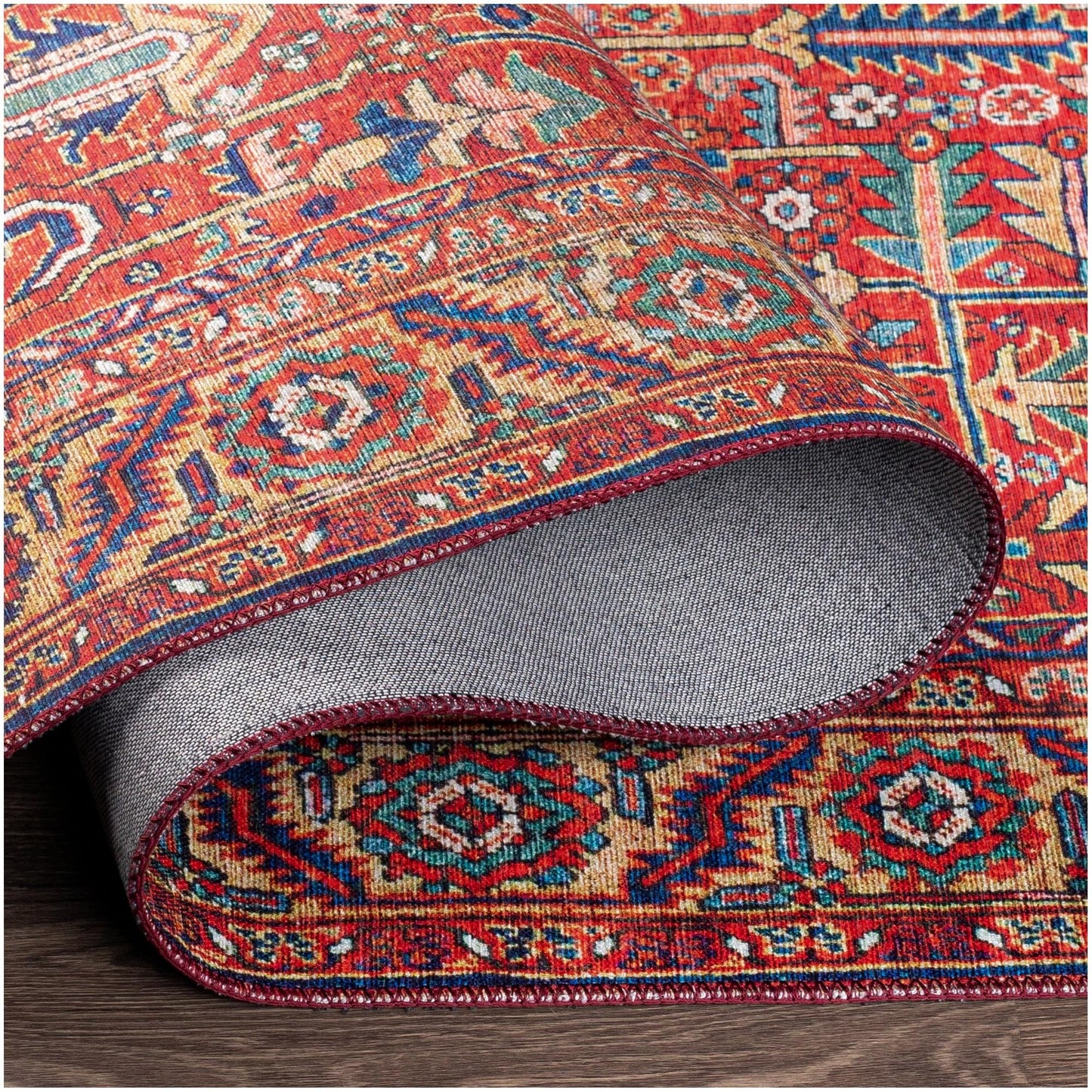 Tapis floral et botanique traditionnel revisité Livabliss Iris