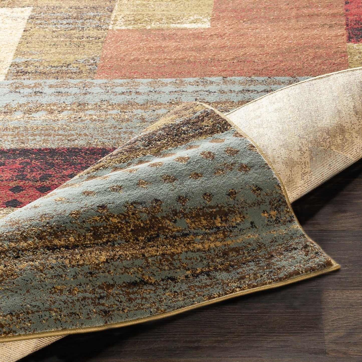 Tapis géométrique Livabliss Riley du milieu du siècle