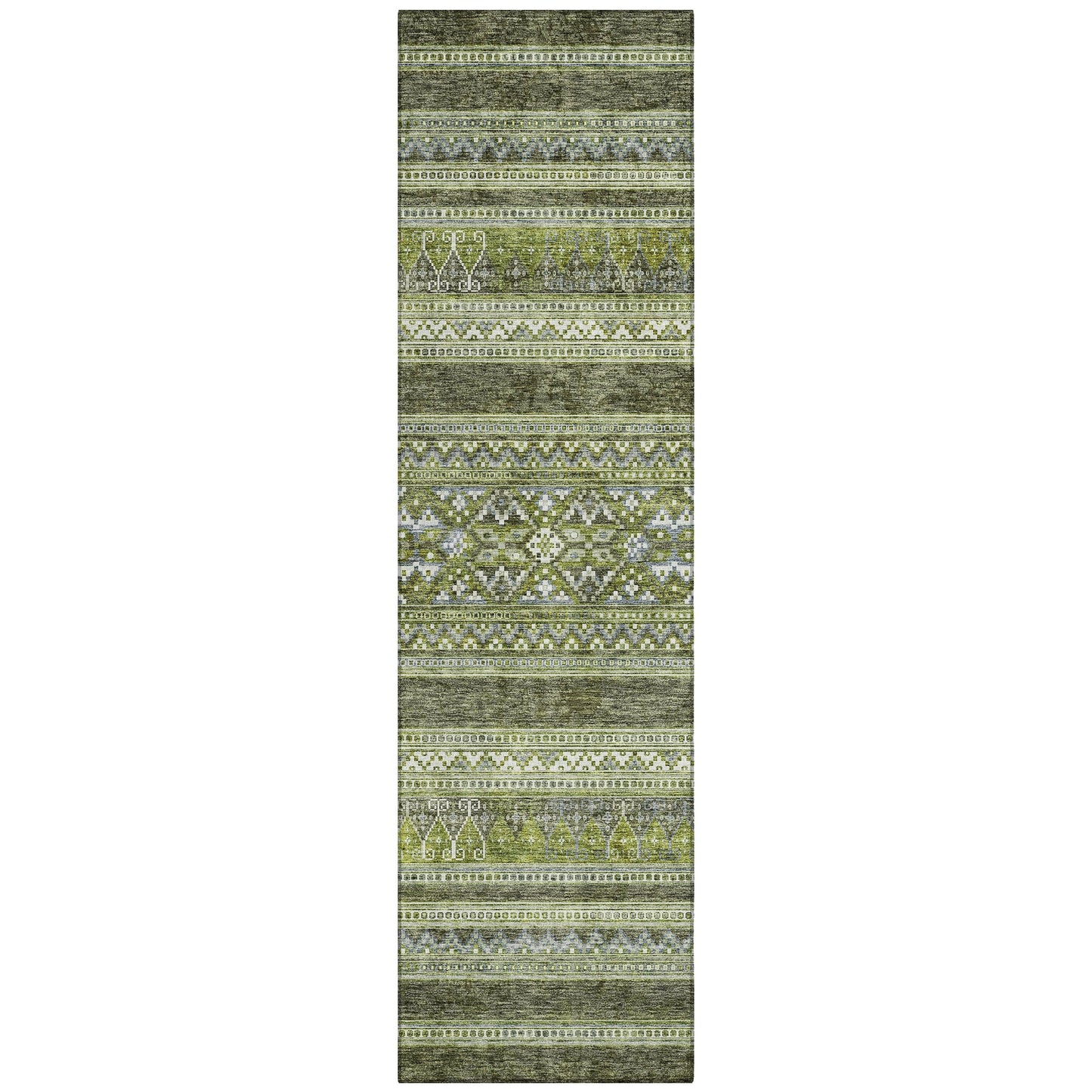 Tapis Chantille Tribal Boho lavable en machine pour intérieur/extérieur