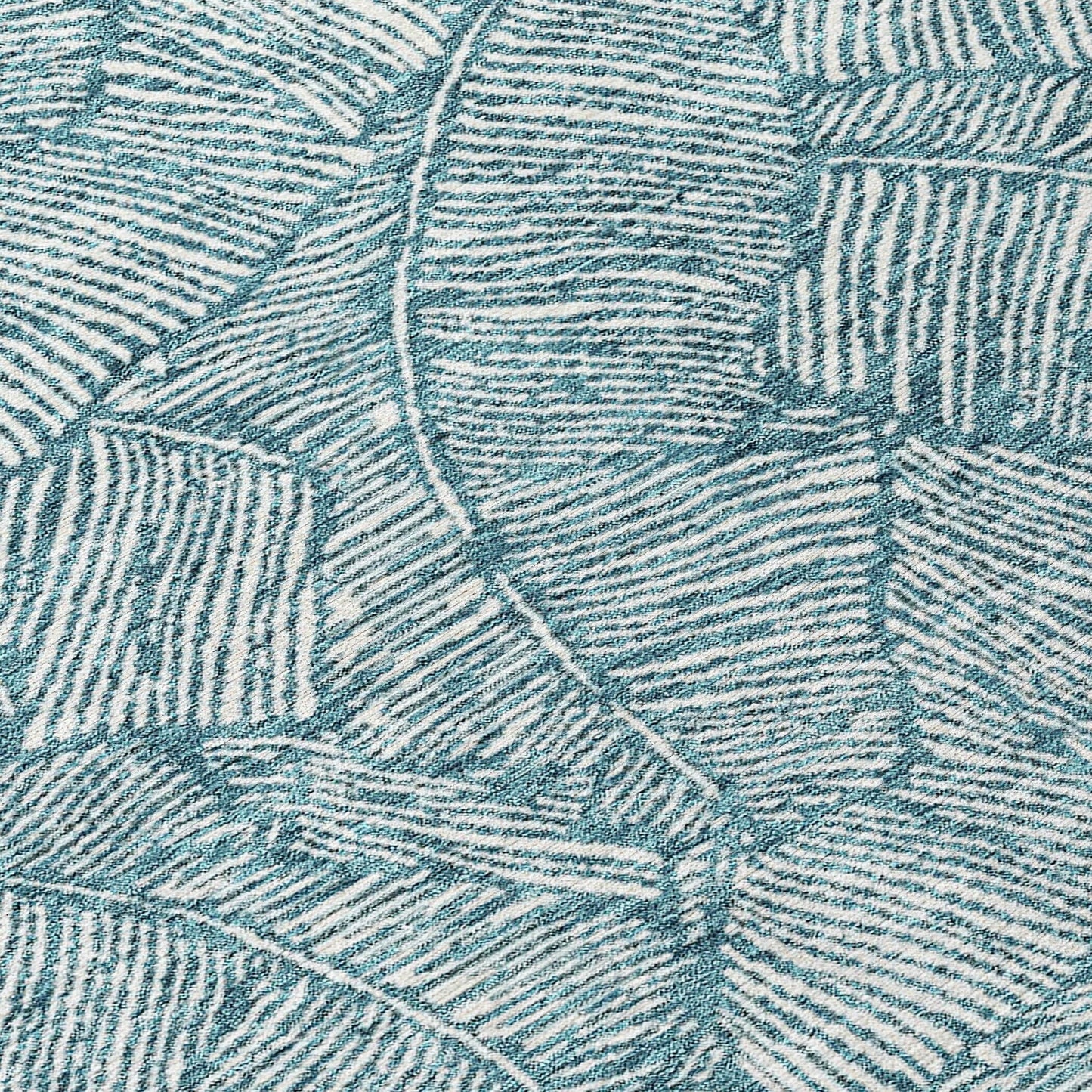 Tapis Chantille Tropical Palm lavable en machine pour intérieur/extérieur