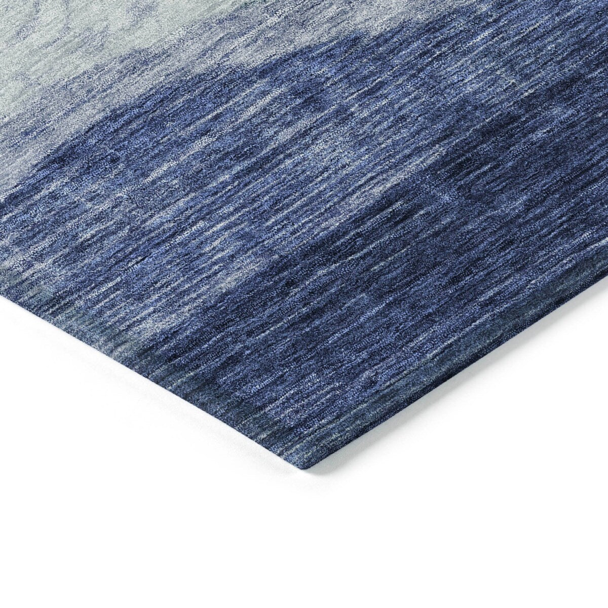 Tapis Chantille contemporain à vagues lavable en machine pour intérieur/extérieur