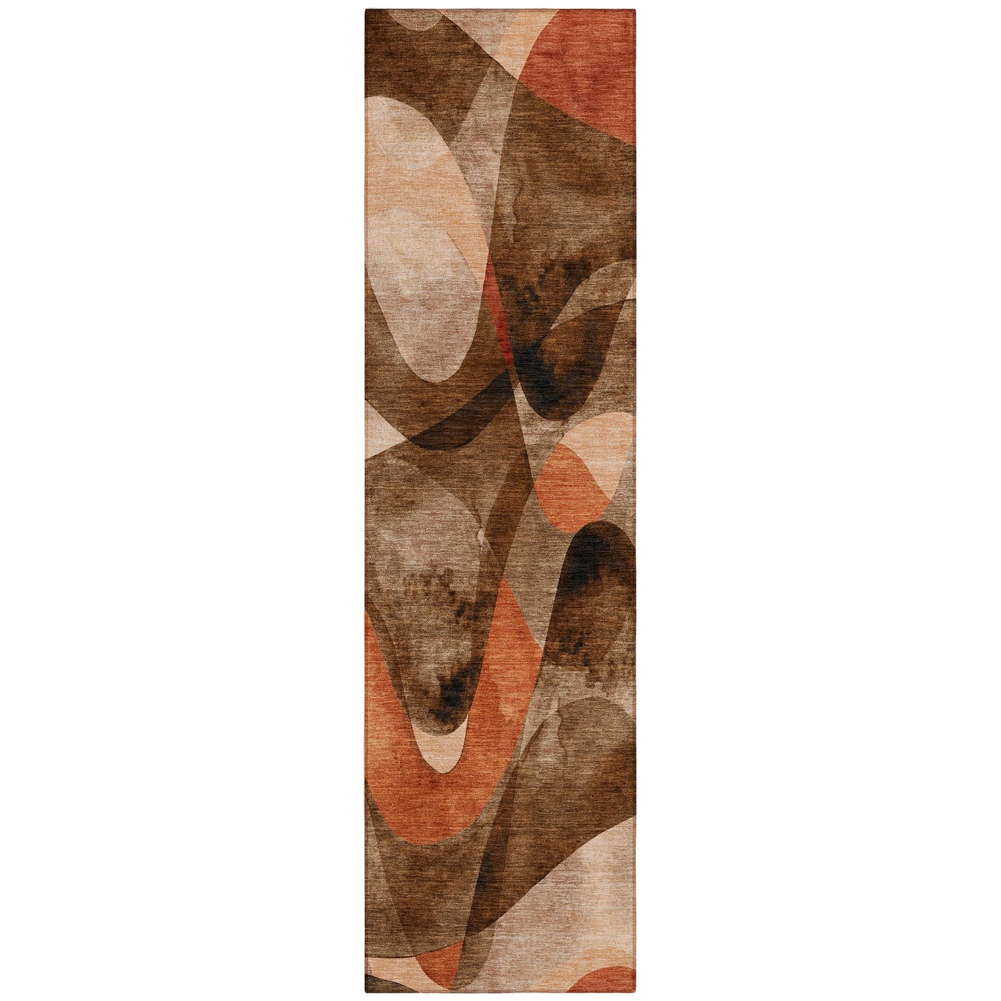 Machine Washable Indoor/ Outdoor Modern Chantille Rug