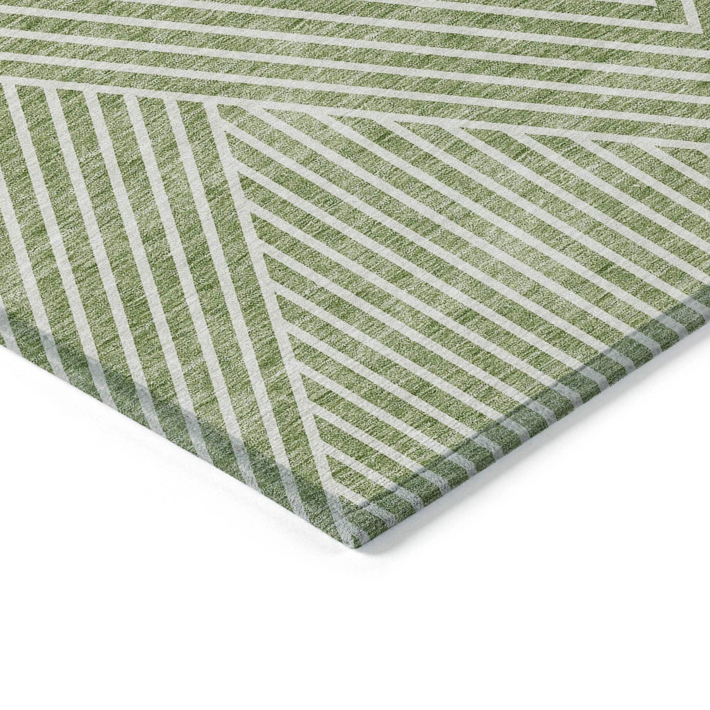 Tapis moderne Geo Chantille lavable en machine pour intérieur/extérieur