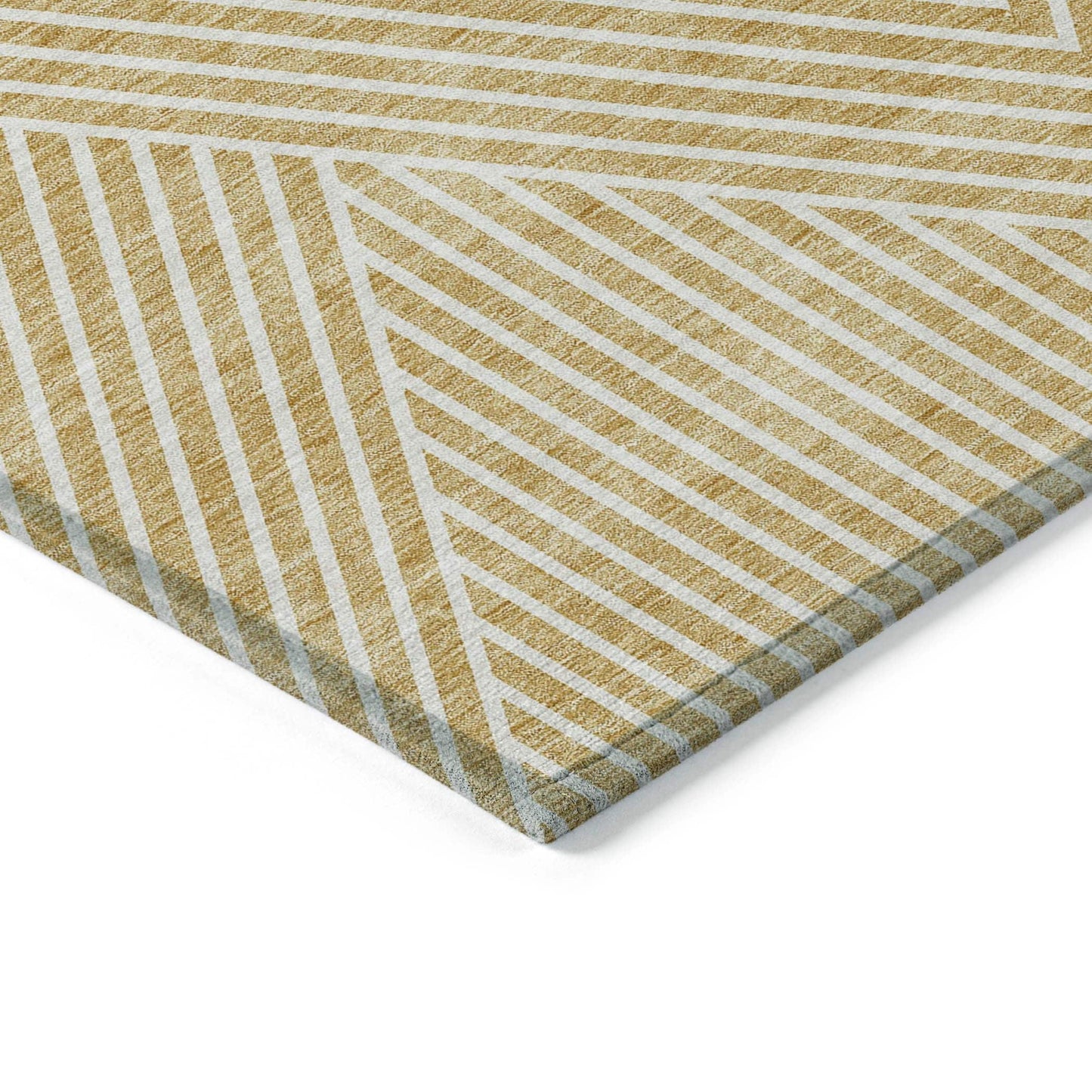 Tapis moderne Geo Chantille lavable en machine pour intérieur/extérieur