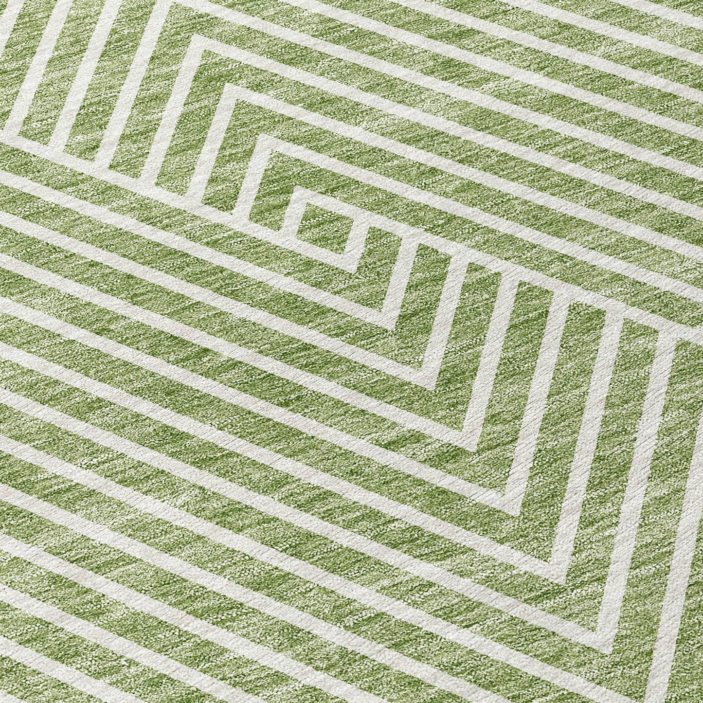 Tapis moderne Geo Chantille lavable en machine pour intérieur/extérieur