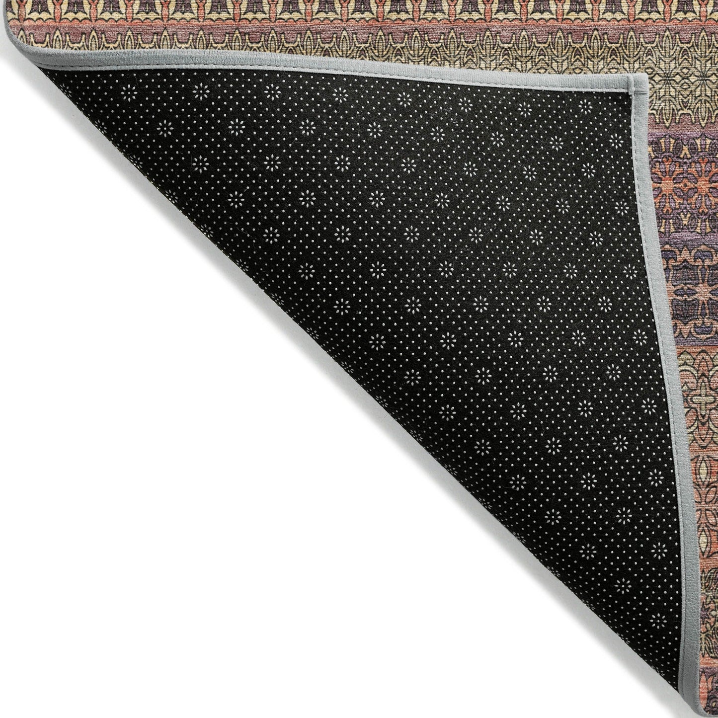 Tapis Chantille à rayures marocaines lavable en machine pour intérieur/extérieur