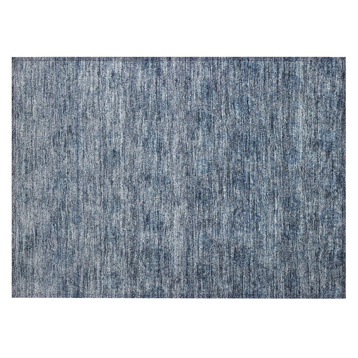 Tapis Chantille damassé ombré lavable en machine pour intérieur/extérieur