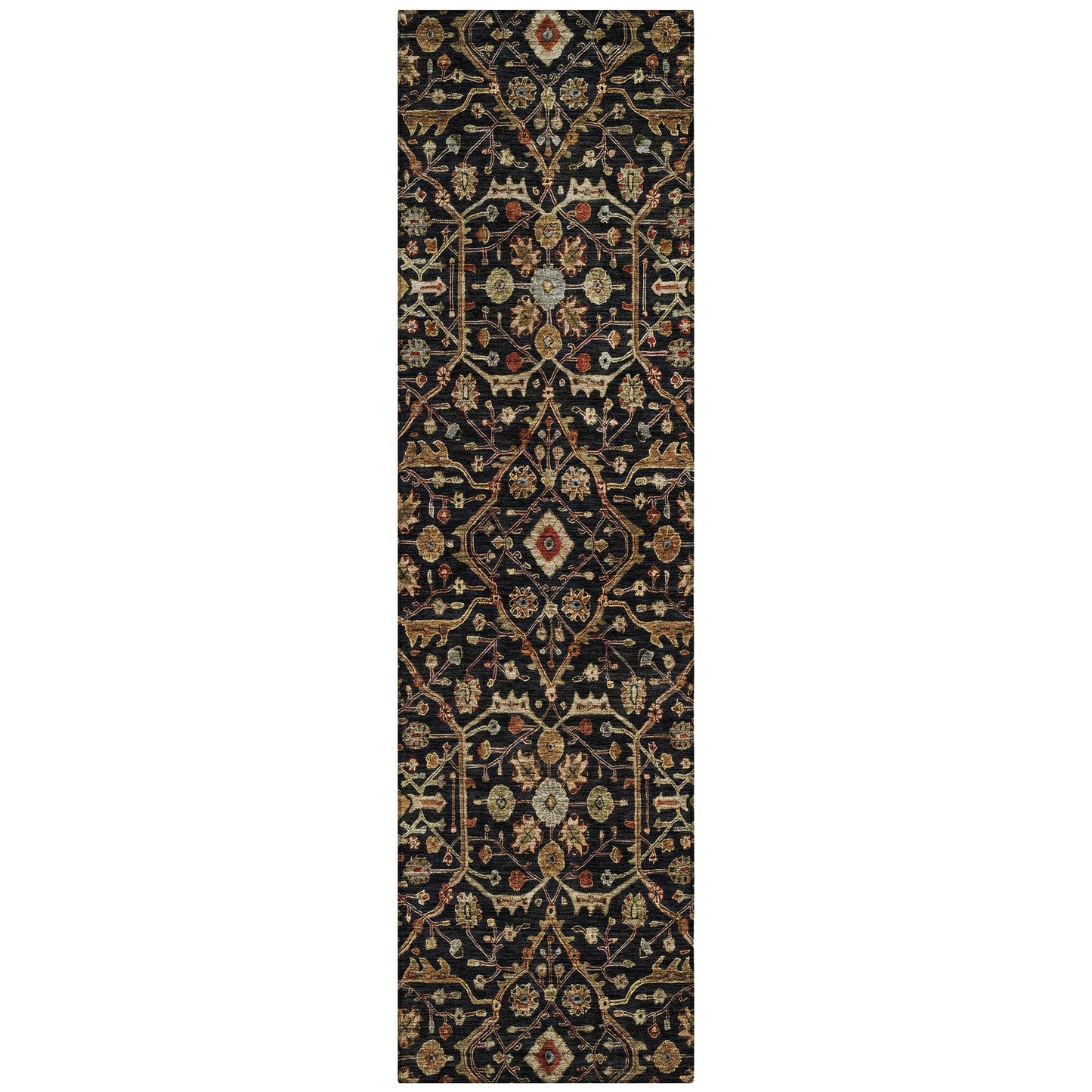 Tapis persan traditionnel Chantille lavable en machine pour intérieur/extérieur