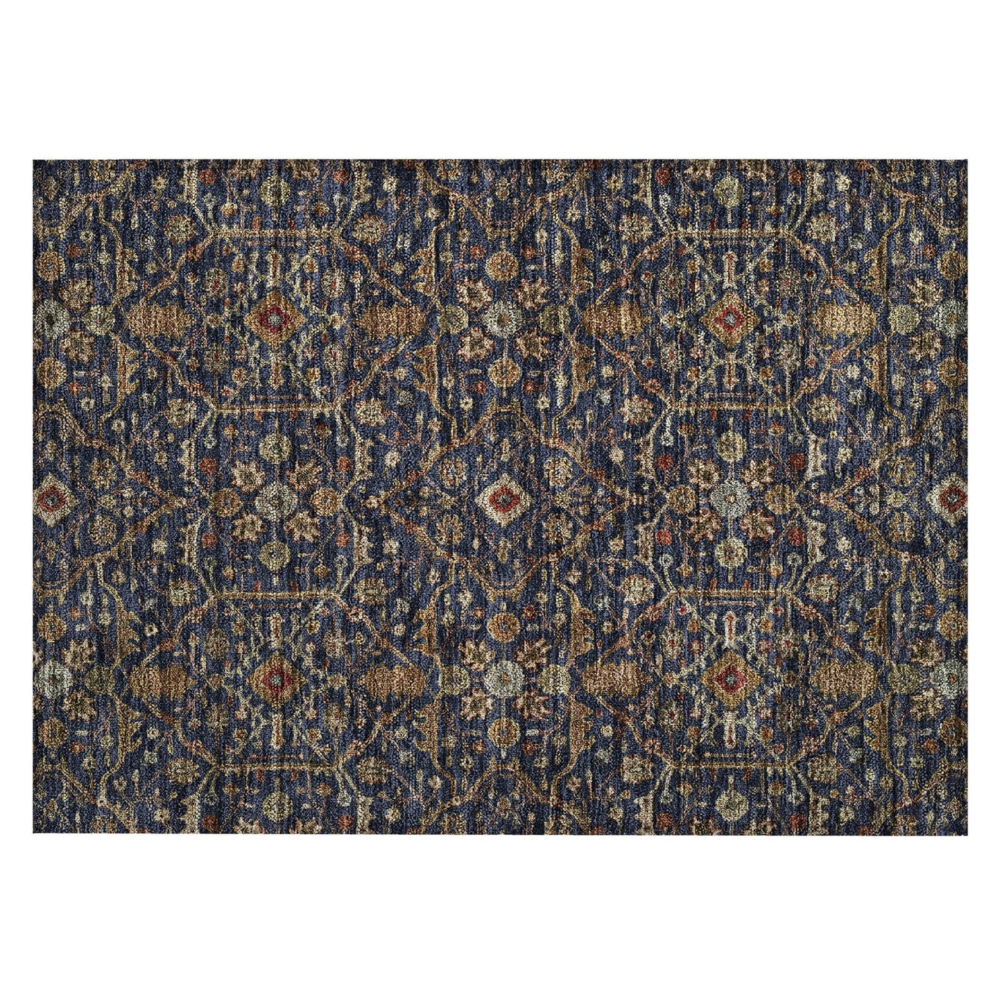 Tapis persan traditionnel Chantille lavable en machine pour intérieur/extérieur