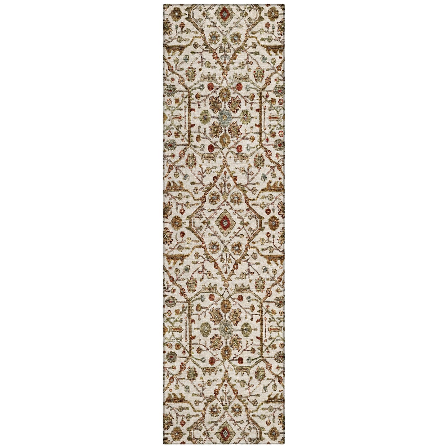 Tapis persan traditionnel Chantille lavable en machine pour intérieur/extérieur