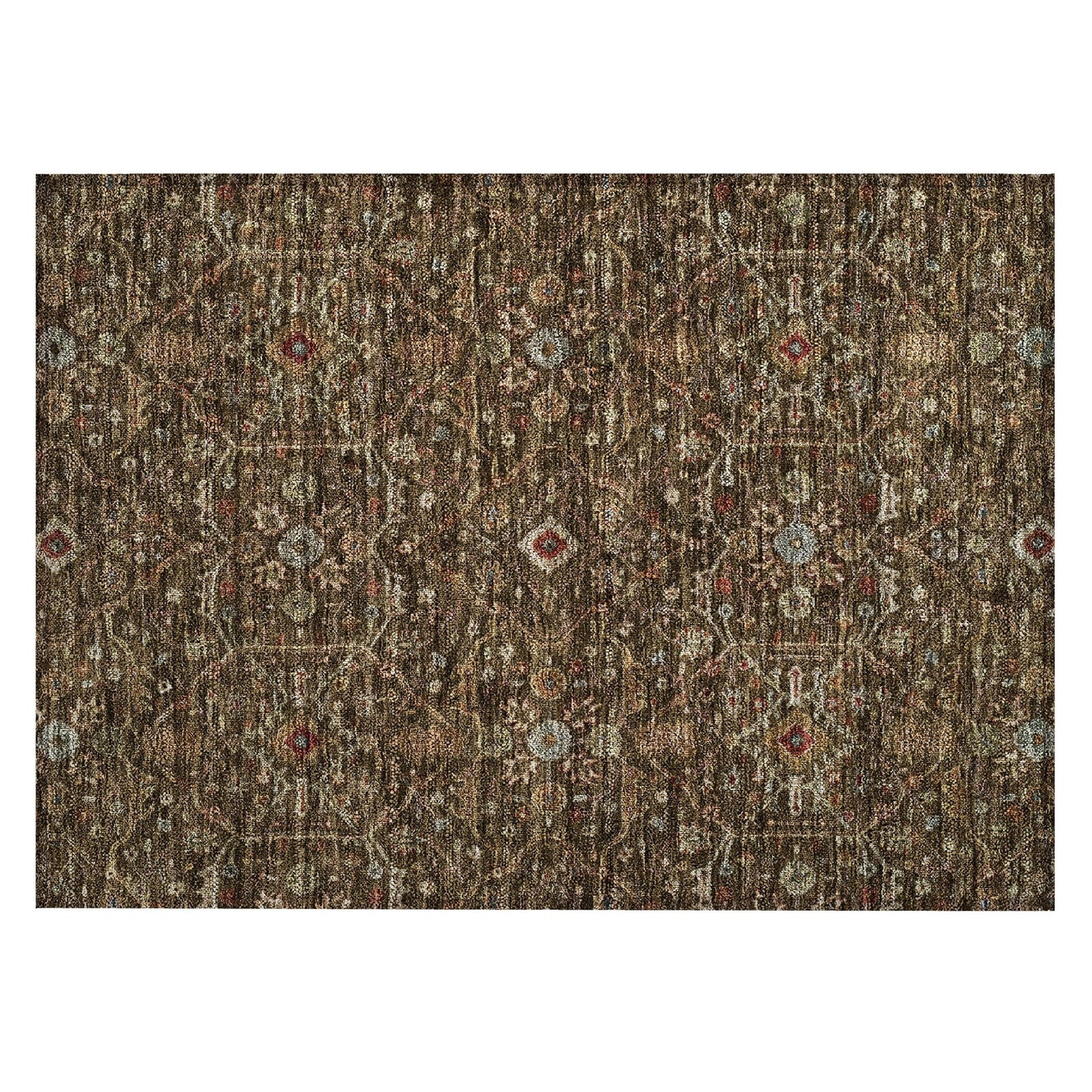 Tapis persan traditionnel Chantille lavable en machine pour intérieur/extérieur