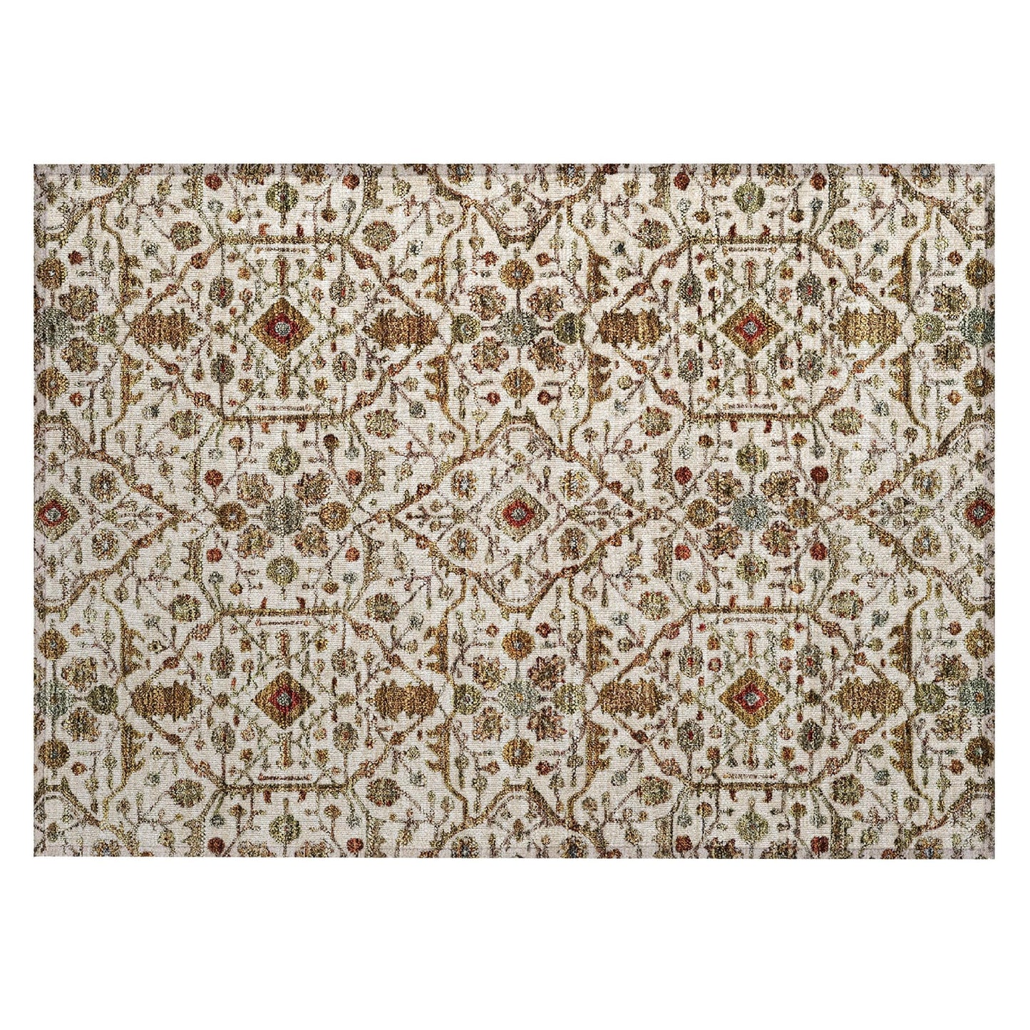 Tapis persan traditionnel Chantille lavable en machine pour intérieur/extérieur