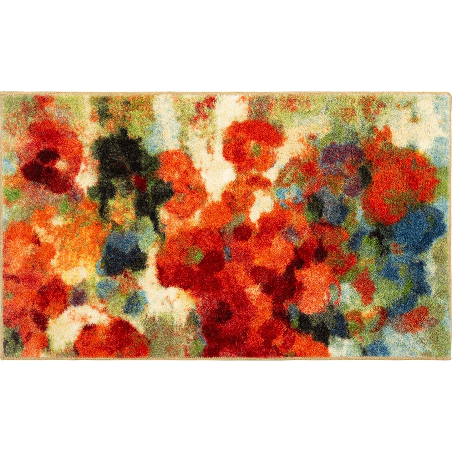 Tapis de jardin floral abstrait coloré de Mohawk Home