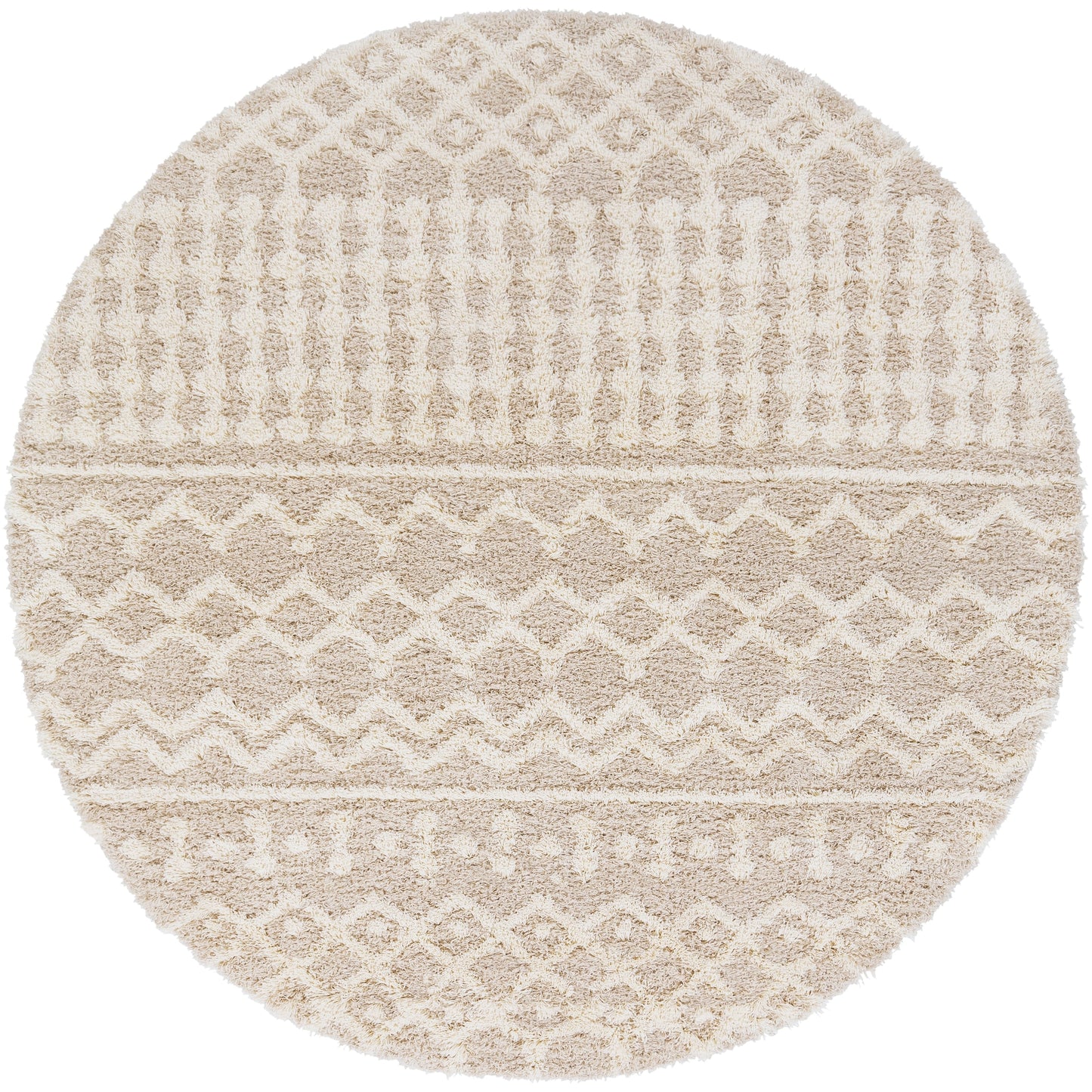 Tapis à poils longs géométrique marocain Newton de Livabliss