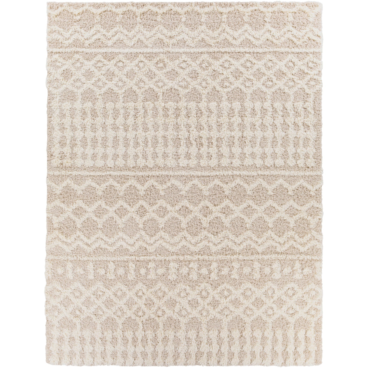 Tapis à poils longs géométrique marocain Newton de Livabliss